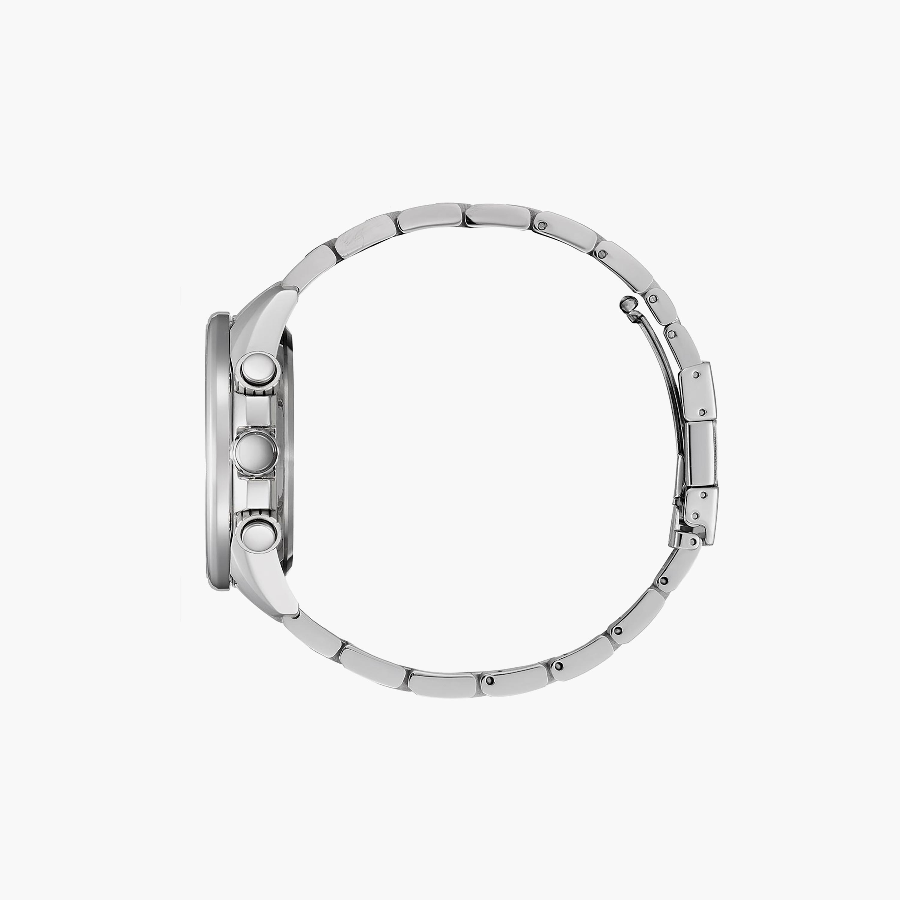 Citizen Eco-Drive Men's 43 MM Silver Chronograph Stainless Steel Strap Watch | CB5880-54L-men-watchesandjewellery-watches-image-2