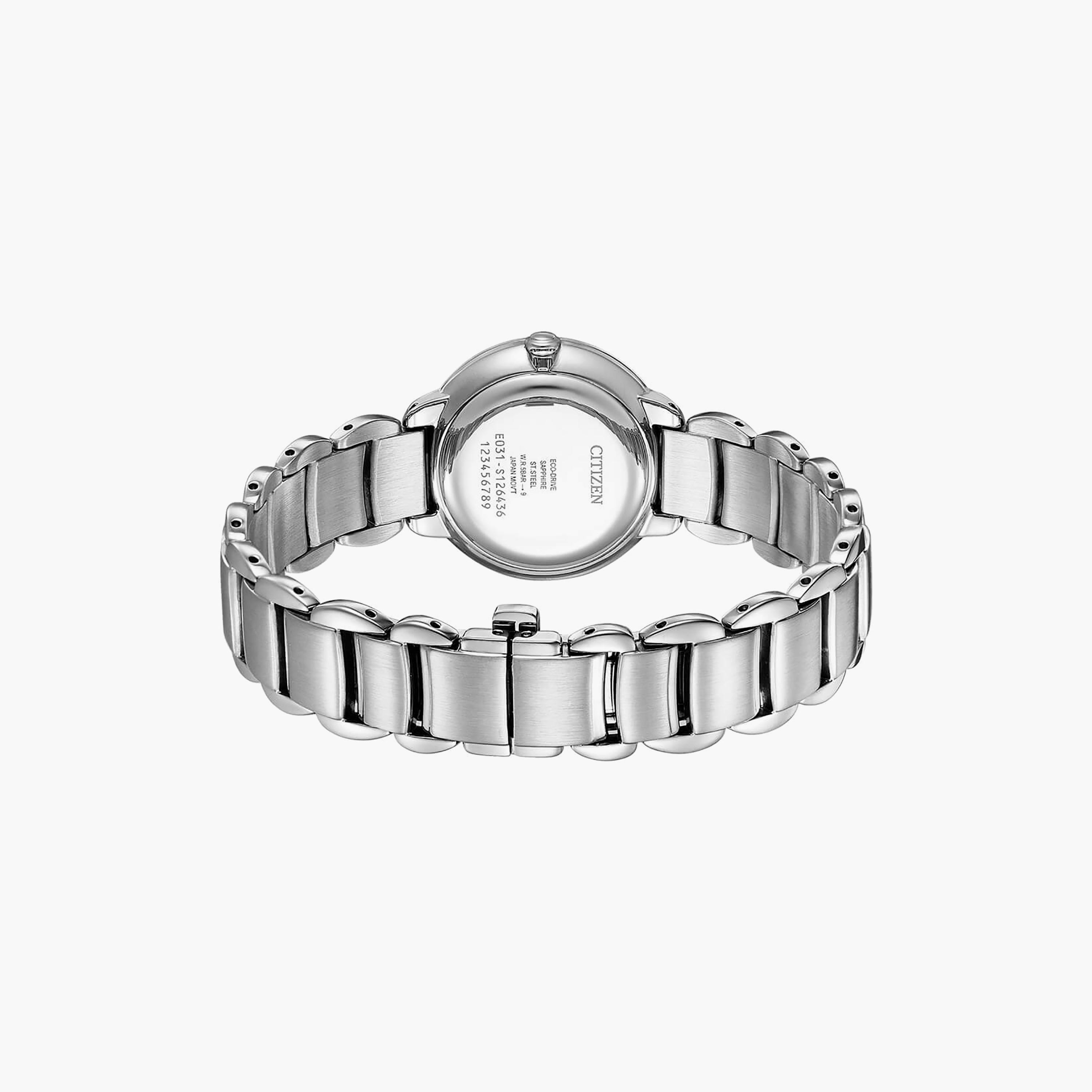 Citizen 28 MM Silver Analog Stainless Steel Strap Watch | EM0920-86D-women-watchesandjewellery-watches-image-3