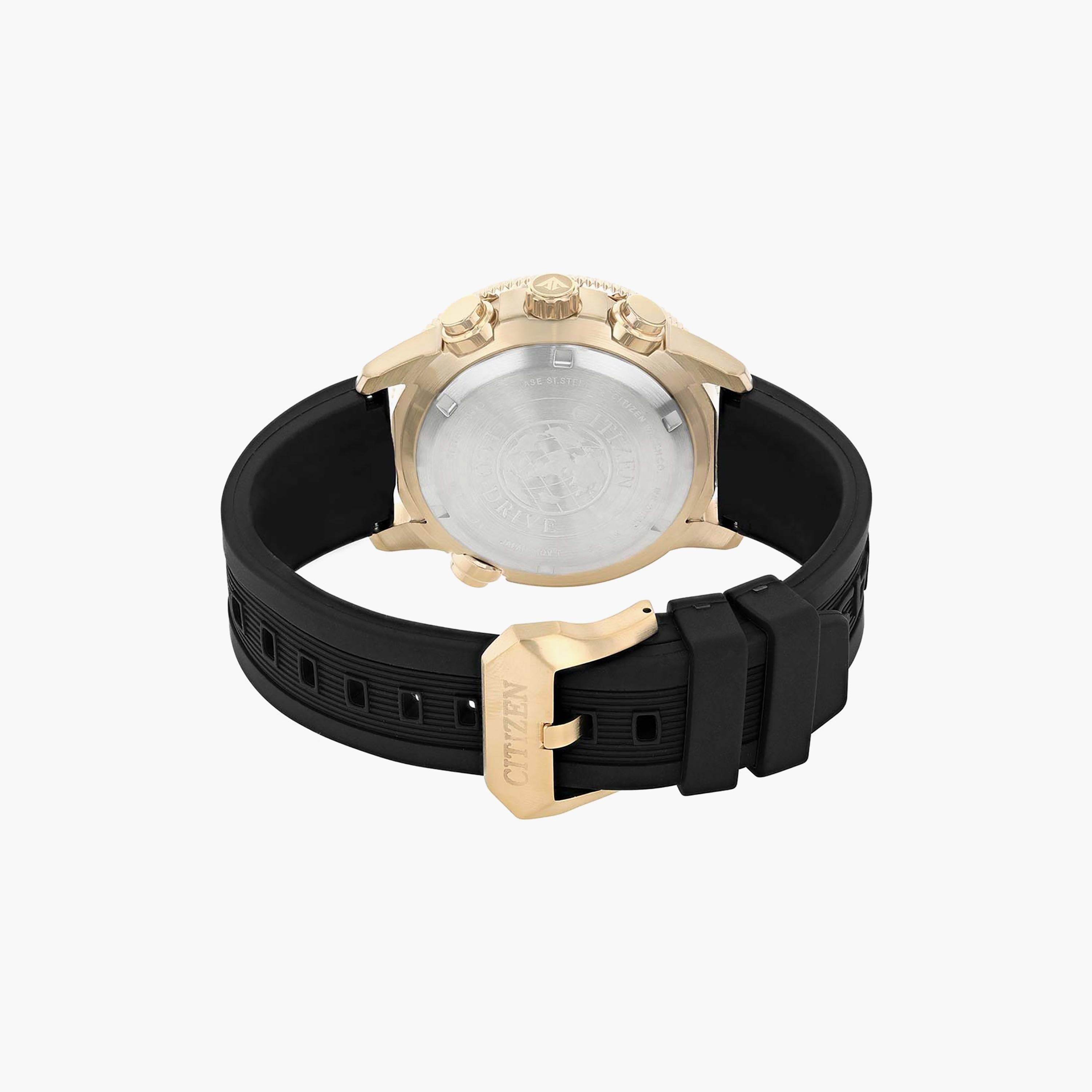 Citizen Promaster Men's 44 MM Black Analog-Digital Silicone Strap Watch | JR4063-12E-men-watchesandjewellery-watches-image-3