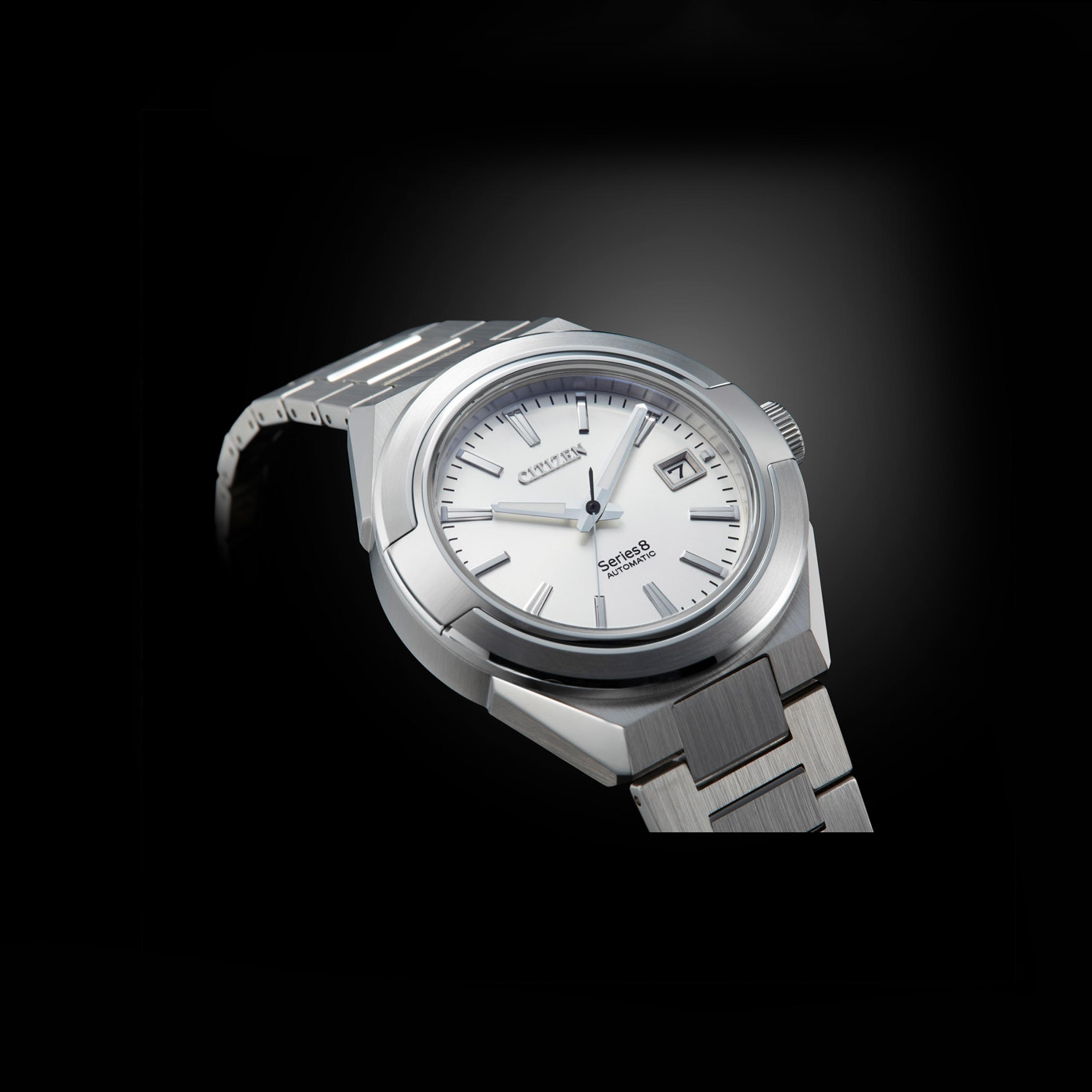 ساعة سيتيزن للرجال ذو 41 ملم بلون فضي مع أوتوماتيكي بسوار ستانلس ستيل | NA1000-88A-men-watchesandjewellery-watches-image-4