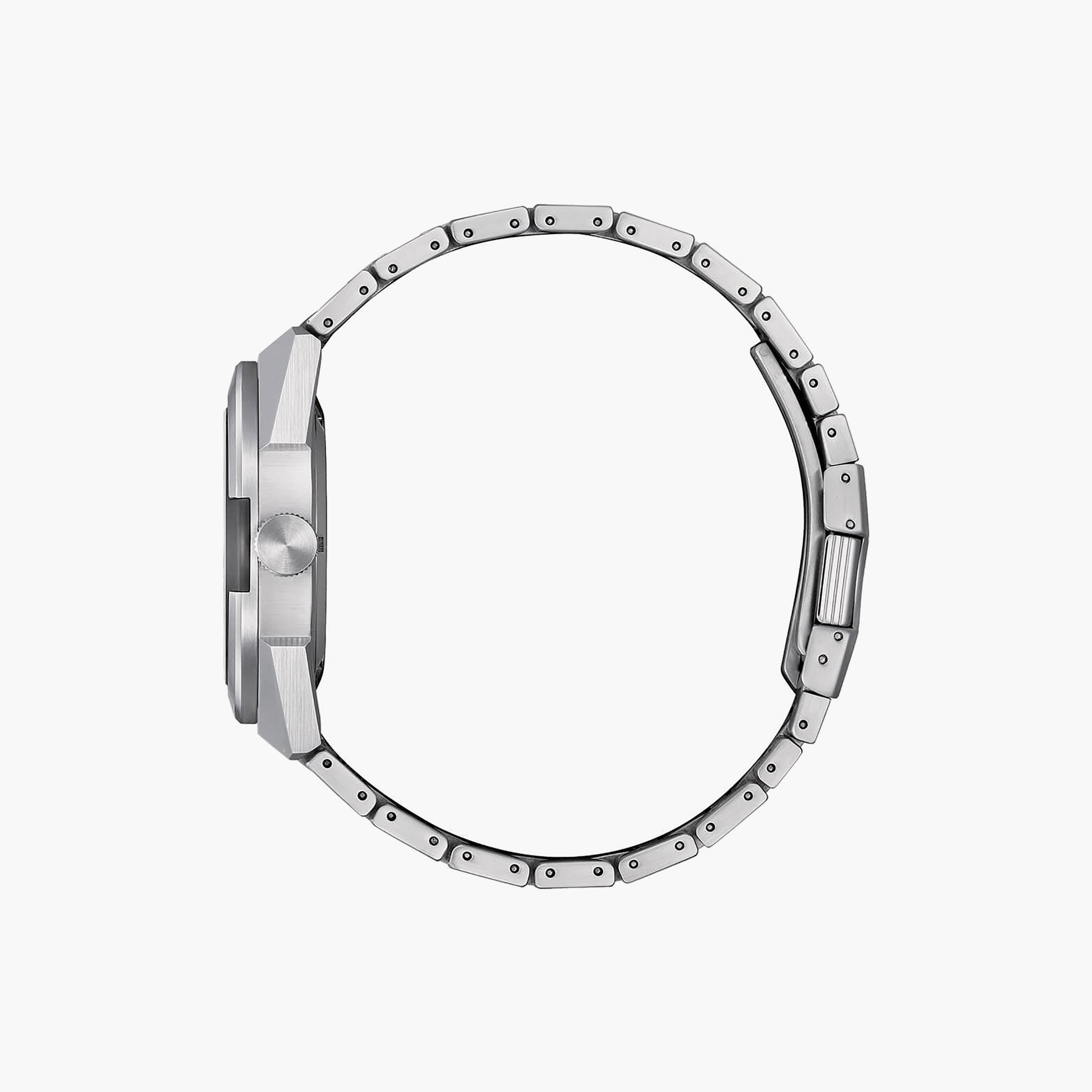 Citizen Men's 41 MM Silver Automatic Stainless Steel Strap Watch | NA1004-87E-men-watchesandjewellery-watches-image-2
