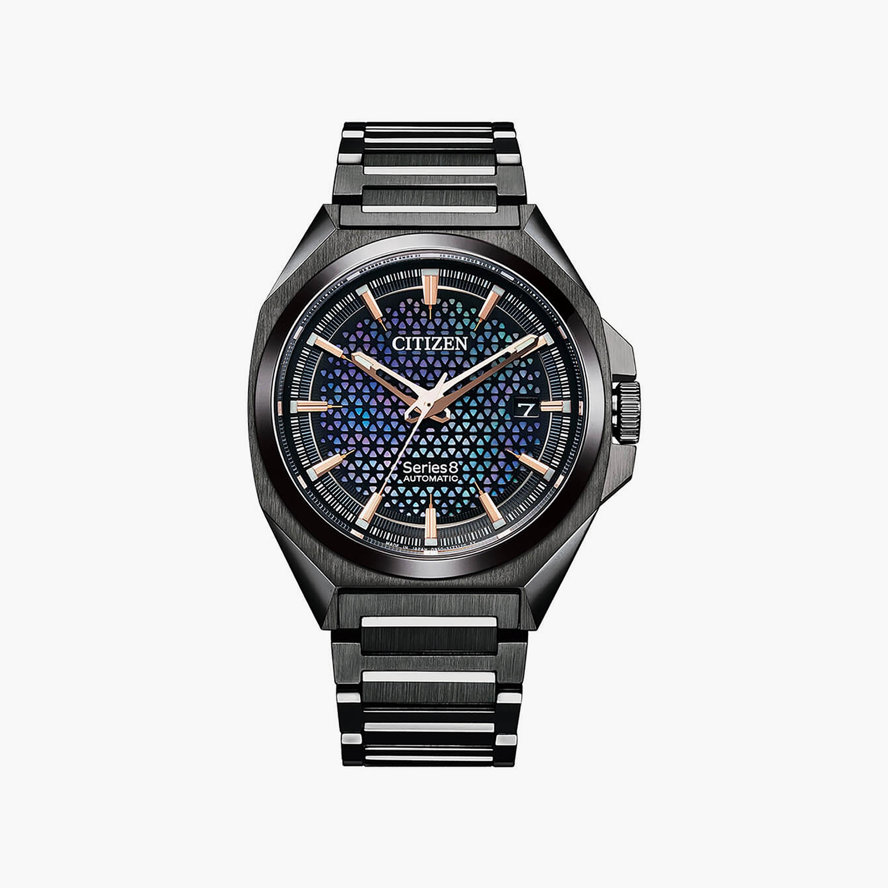 Citizen Men's 43 MM Grey Automatic Stainless Steel Strap Watch | NA1015-81Z-men-watchesandjewellery-watches-image-1