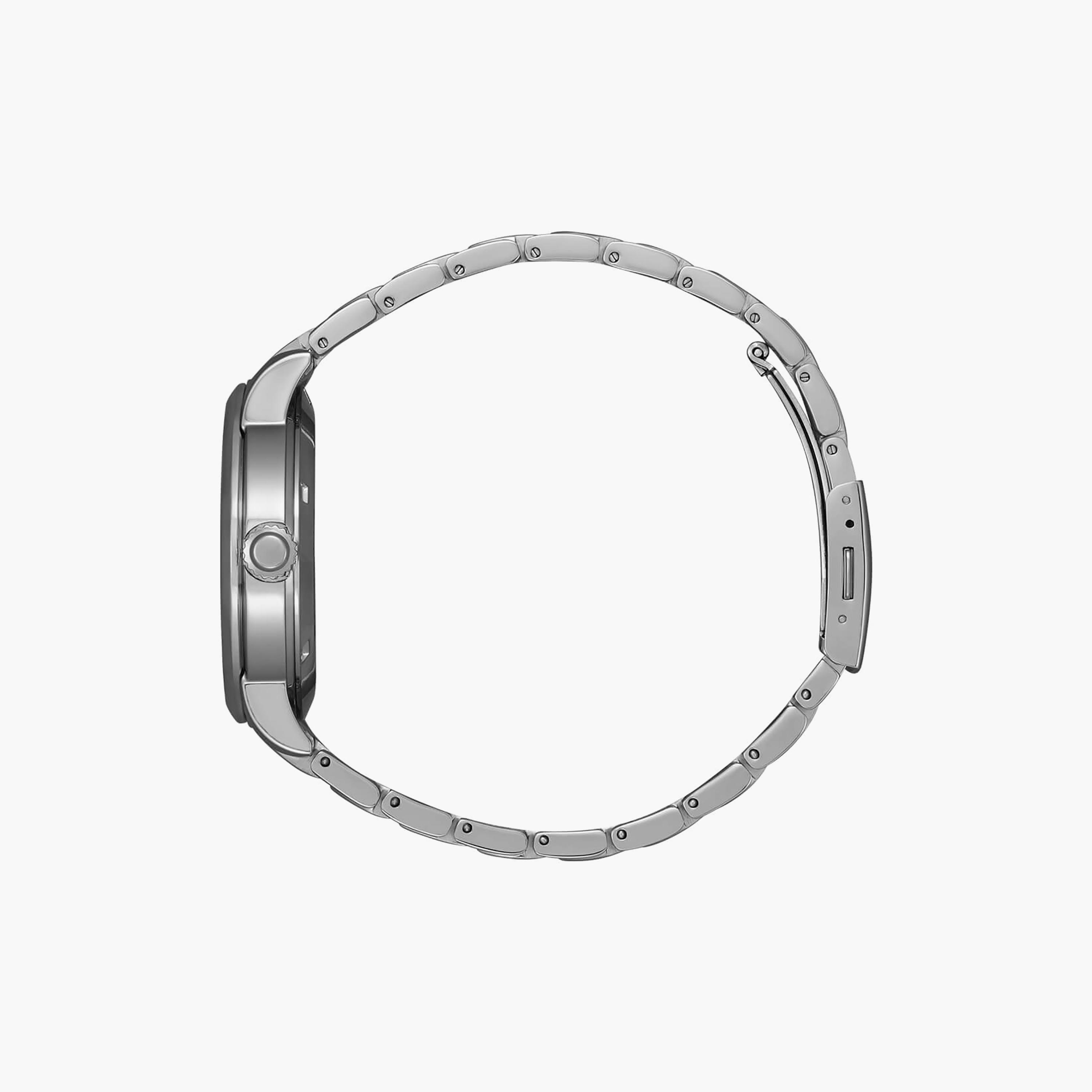 ساعة سيتيزن للرجال ذو 42 ملم بلون فضي مع أوتوماتيكي بسوار ستانلس ستيل | NJ0130-88A-men-watchesandjewellery-watches-image-2