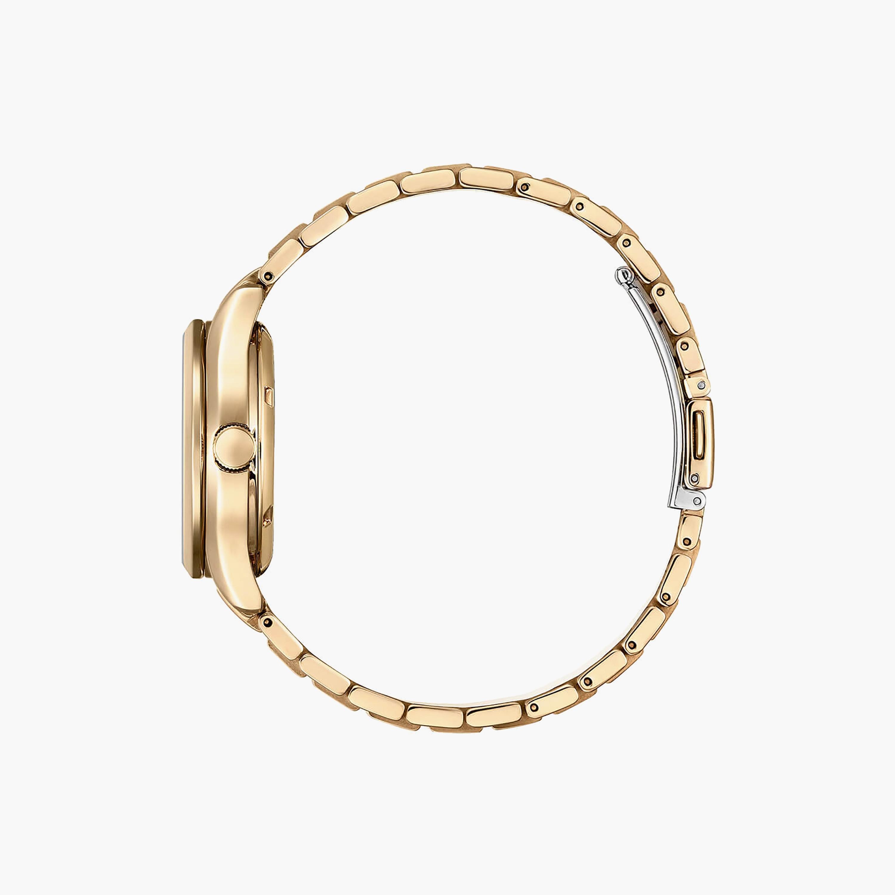 Citizen Women's 34 MM Gold Automatic Stainless Steel Strap Watch | PC1019-66Y-women-watchesandjewellery-watches-image-2