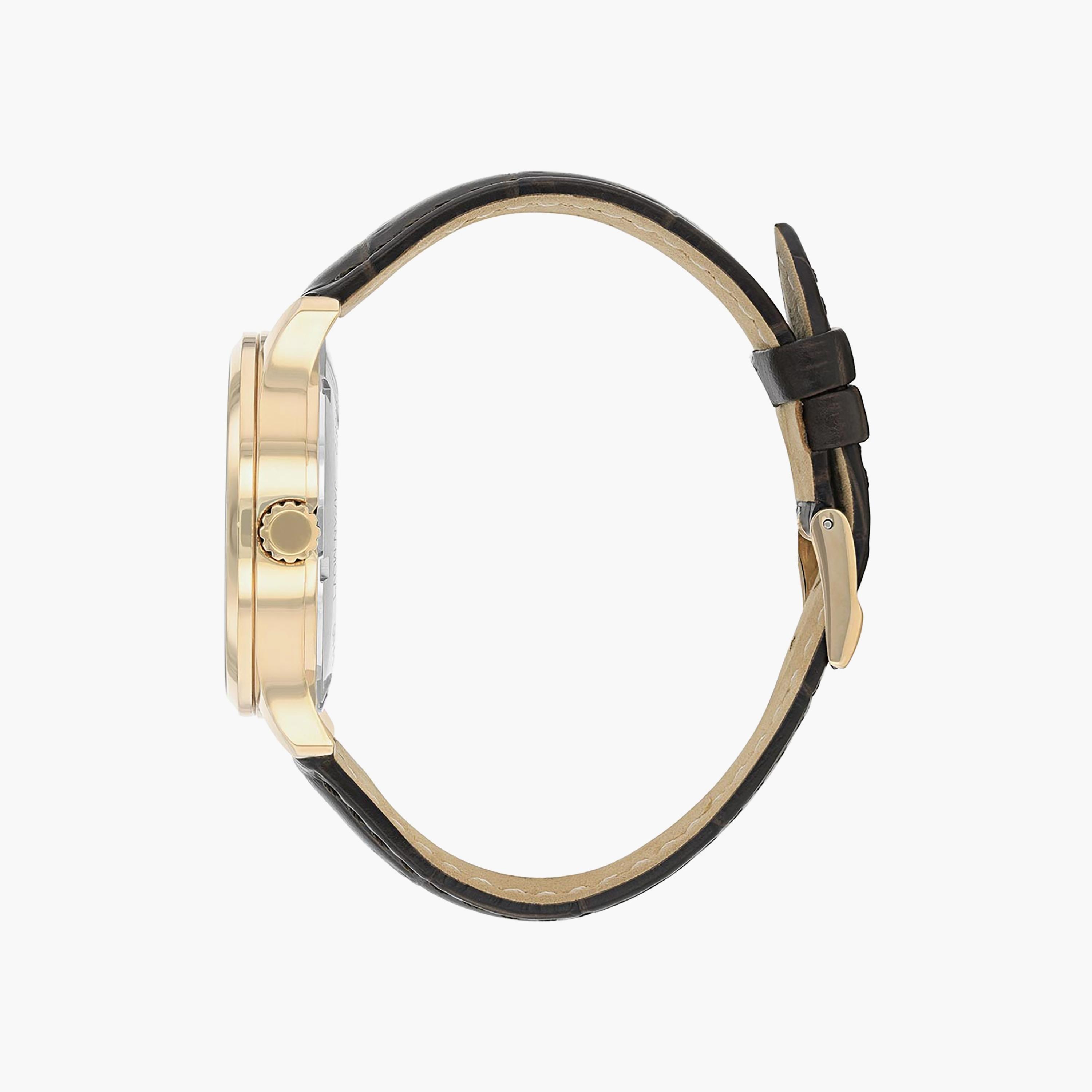 ساعة سيتيزن للرجال ذو 40 ملم مع انالوج بسوار جلدي بني | NH8353-00H-men-watchesandjewellery-watches-image-2