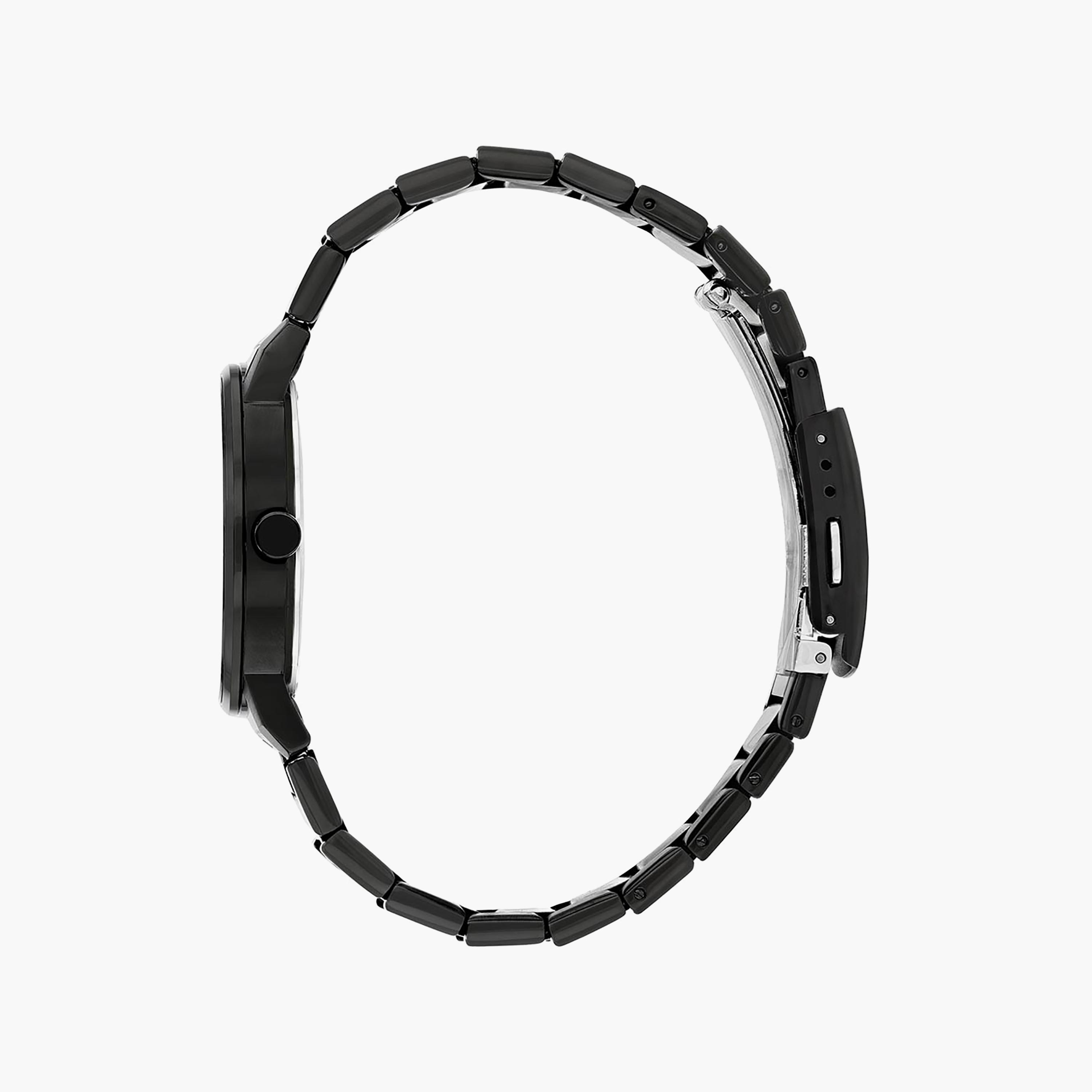 ساعة سيتيزن للنساء ذو 34 ملم بلون اسود مع انالوج بسوار ستانلس ستيل | EQ9065-50E-women-watchesandjewellery-watches-image-2
