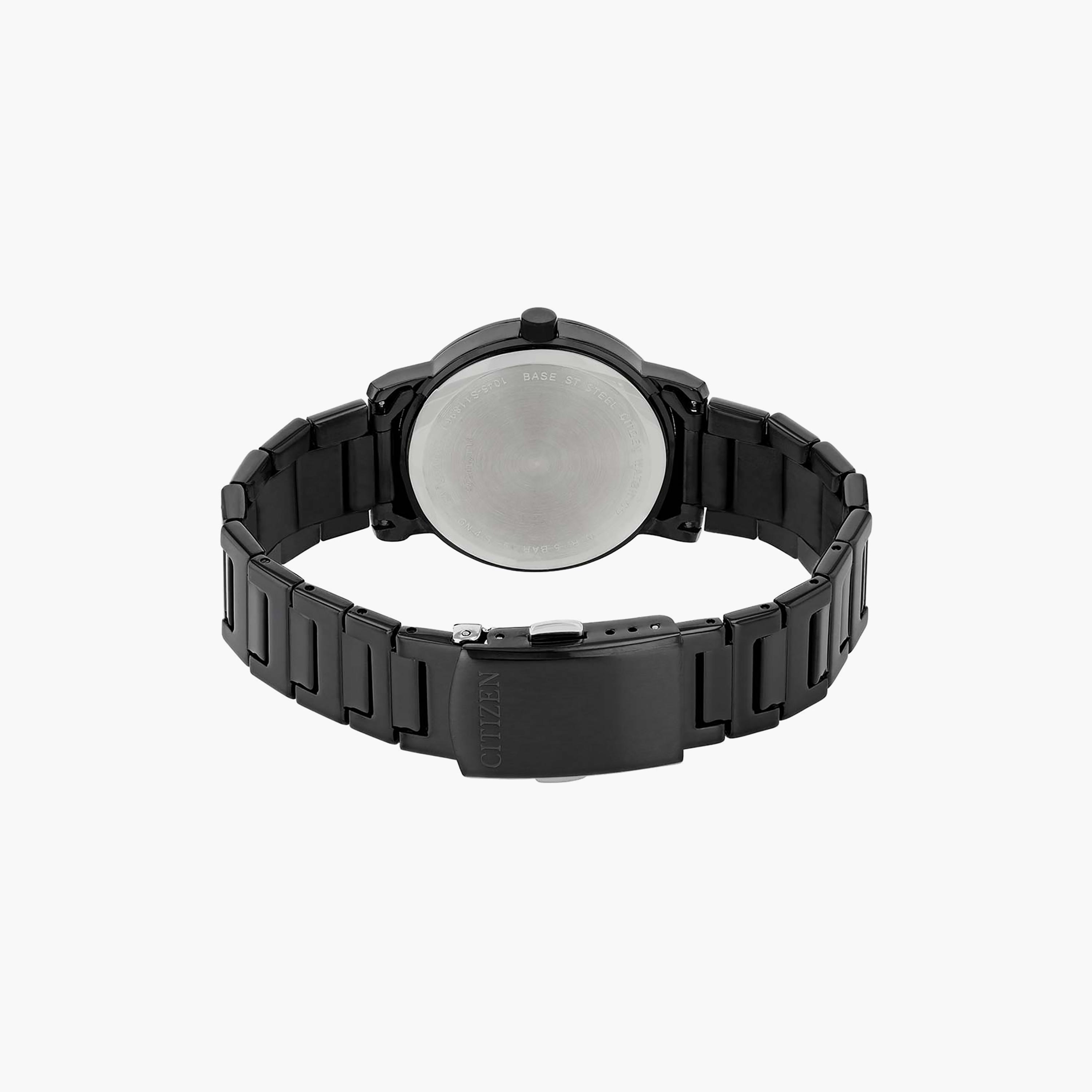 ساعة سيتيزن للنساء ذو 34 ملم بلون اسود مع انالوج بسوار ستانلس ستيل | EQ9065-50E-women-watchesandjewellery-watches-image-3