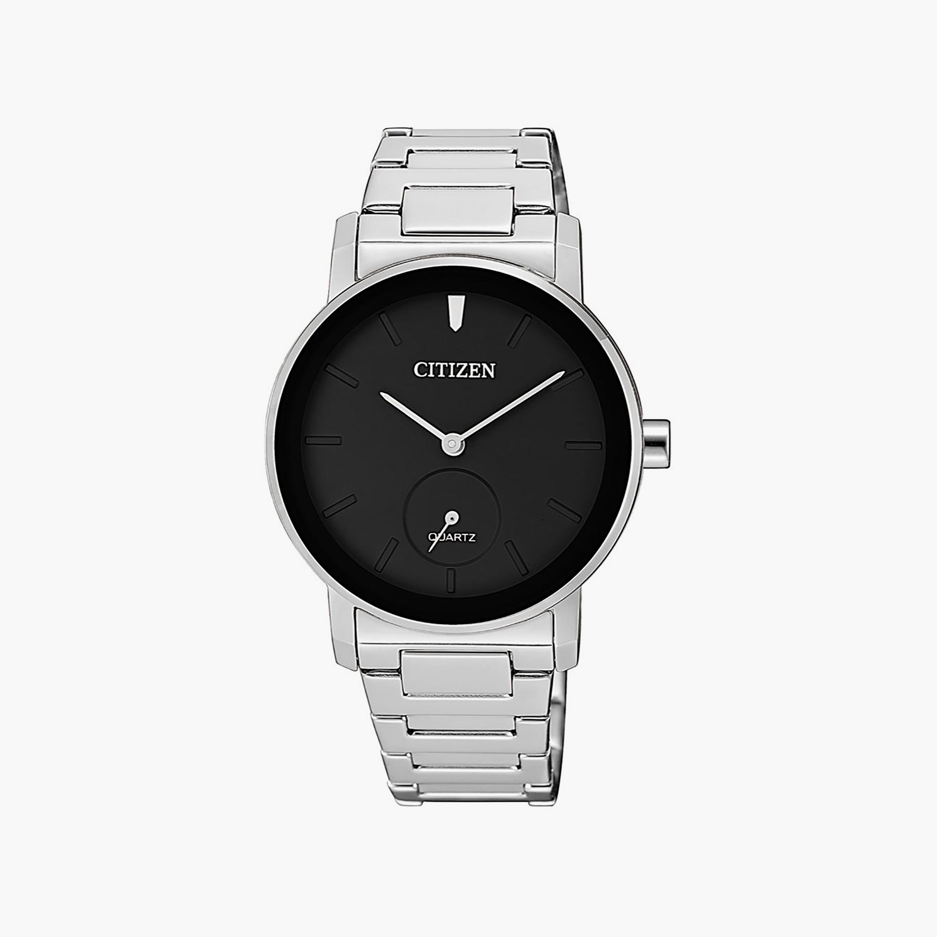 Citizen Women's 34 MM Silver Analog Stainless Steel Strap Watch | EQ9060-53E-women-watchesandjewellery-watches-image-1