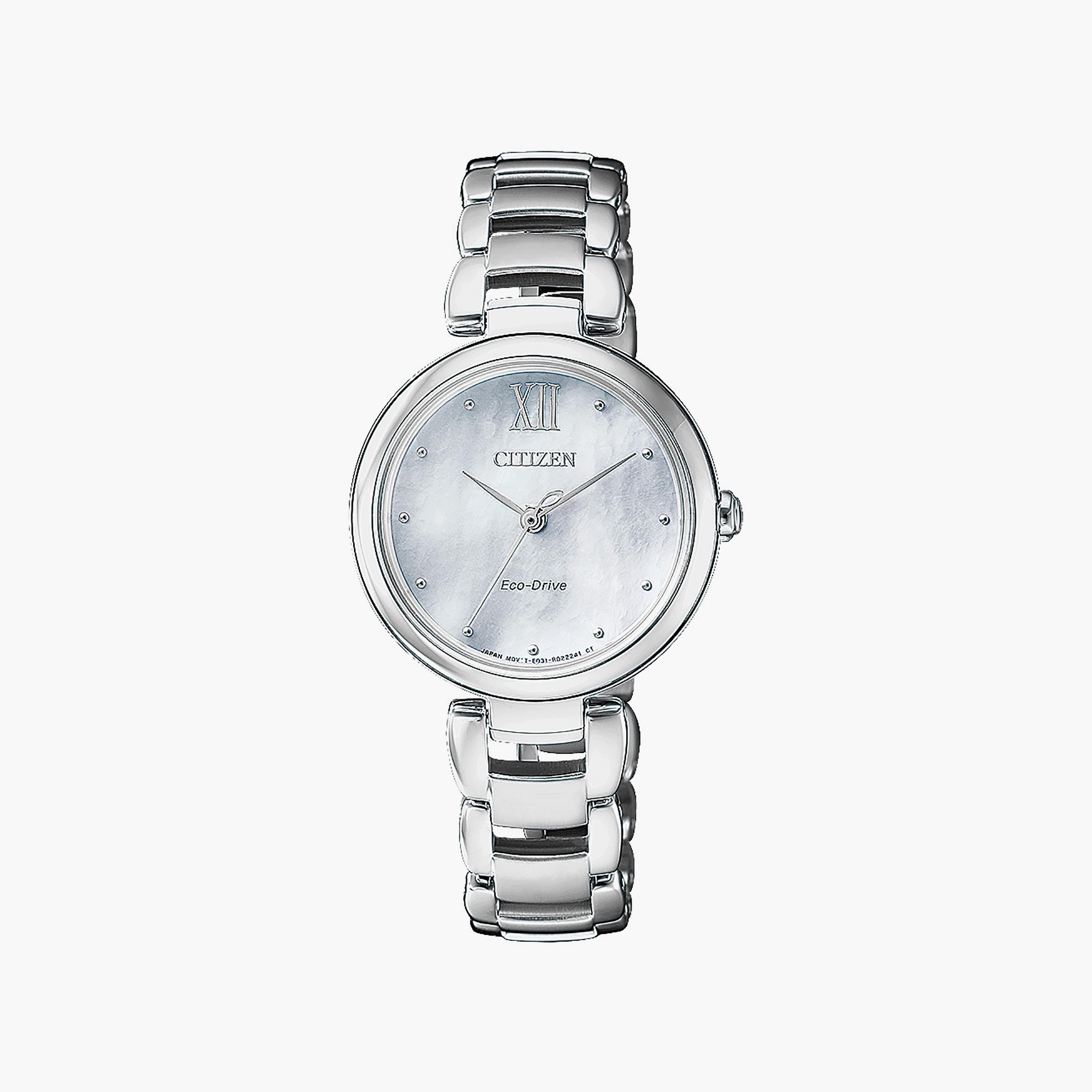 Citizen 29 MM Silver Analog Stainless steel Strap Watch | EM0530-81D-women-watchesandjewellery-watches-image-1