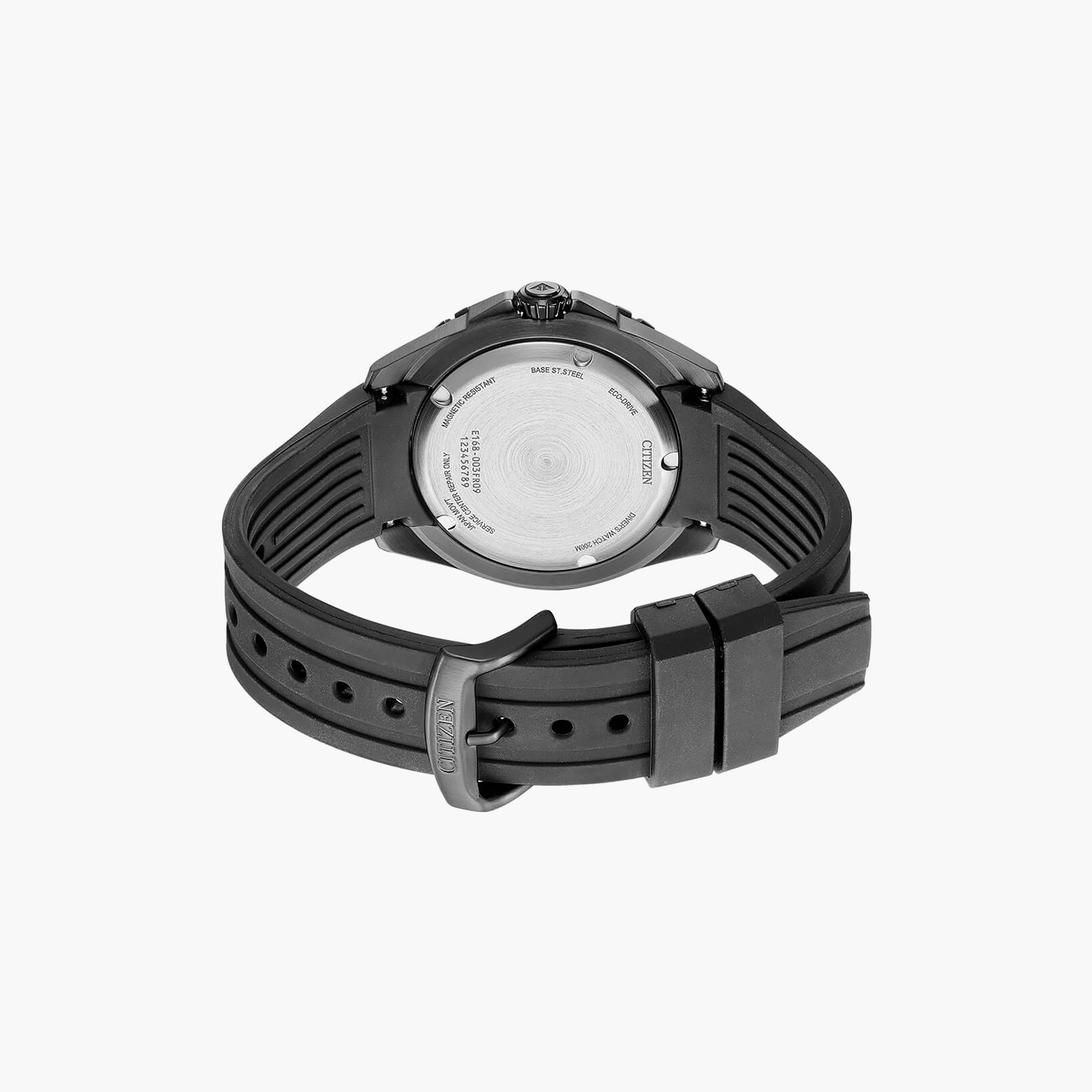 Citizen Promaster Men's 45 MM Black Analog Silicone Strap Watch | BN0197-08A-men-watchesandjewellery-watches-image-3