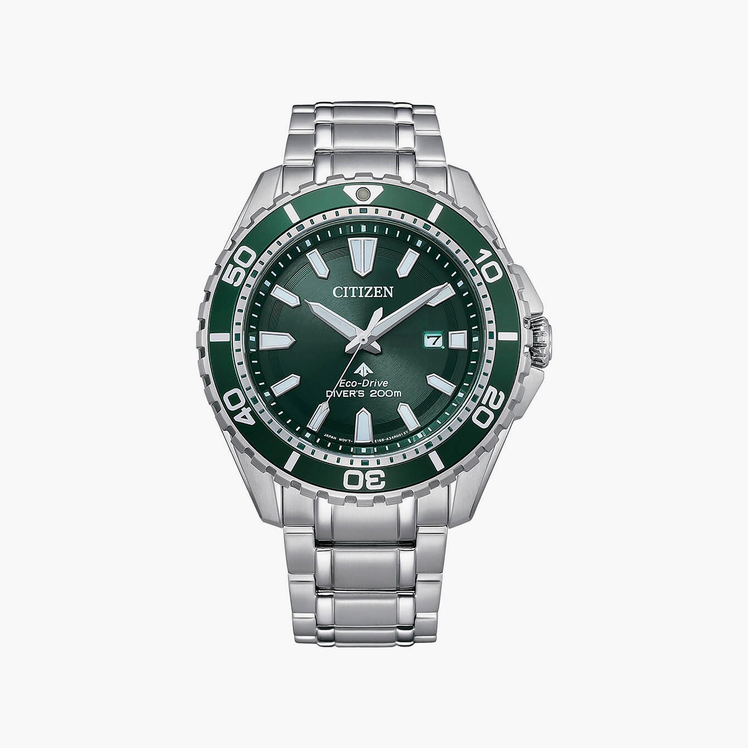 Citizen Promaster Men's 46 MM Silver Analog Stainless Steel Strap Watch | BN0199-53X-men-watchesandjewellery-watches-image-1