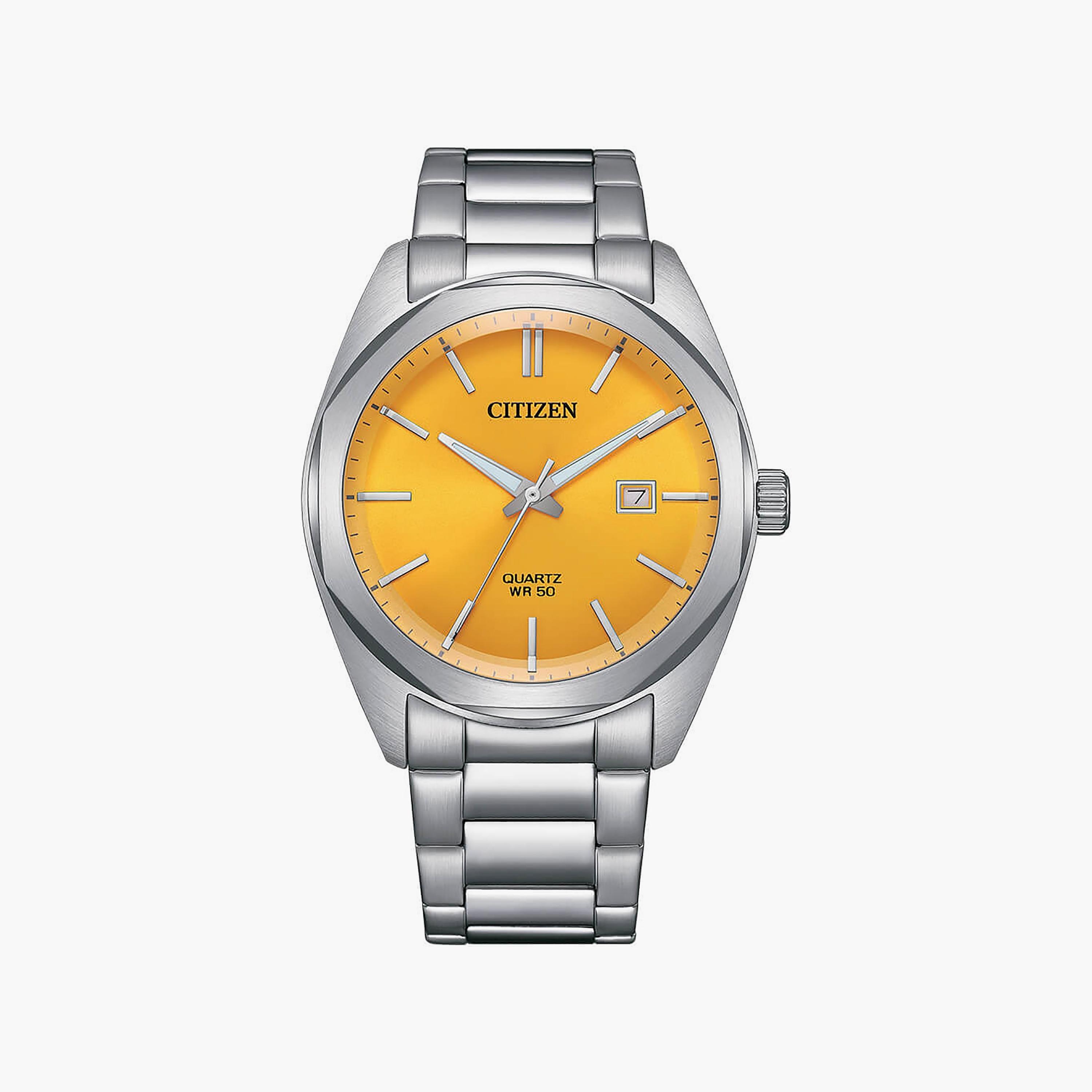 ساعة سيتيزن للرجال ذو 41 ملم بلون فضي مع انالوج بسوار ستانلس ستيل | BI5110-54Z-men-watchesandjewellery-watches-image-1