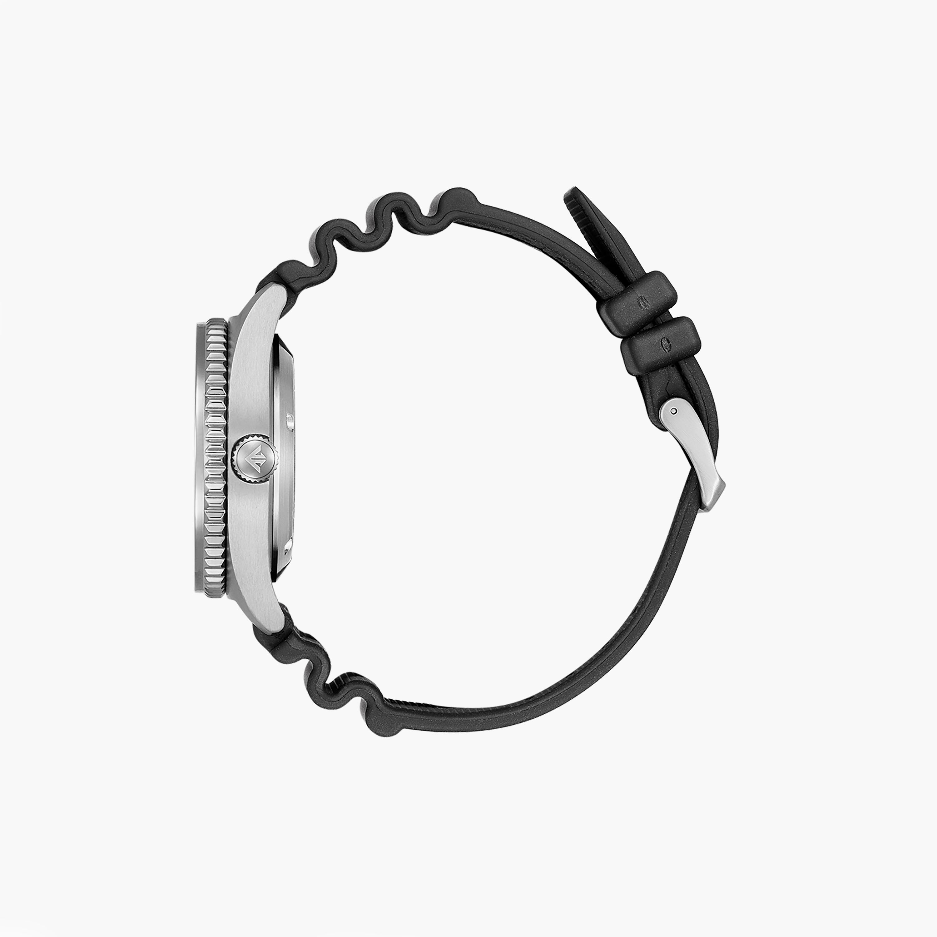 Citizen Men's 41 MM Black Automatic Silicone Strap Watch | NY0129-07L-men-watchesandjewellery-watches-image-2