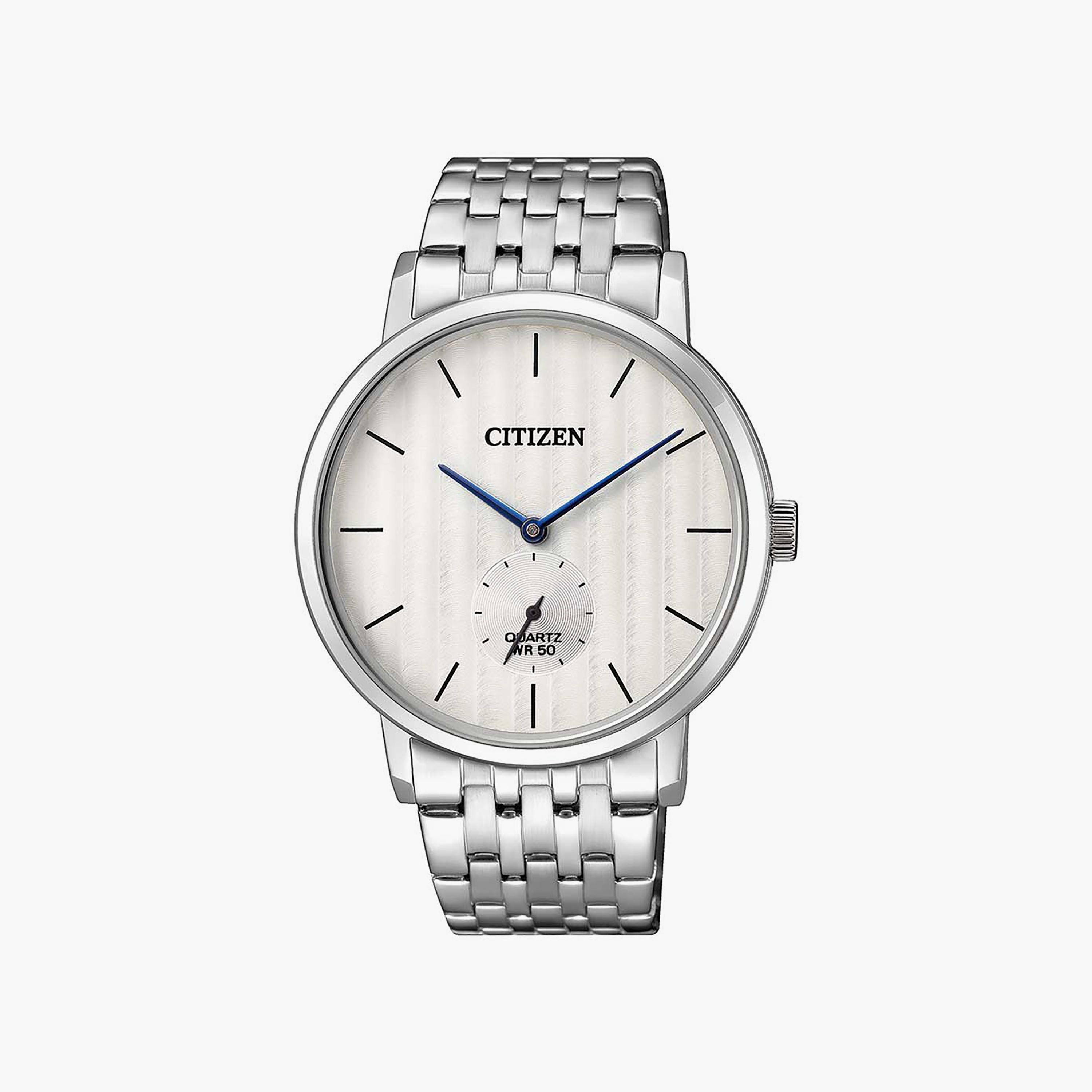 Citizen 39 MM Silver Analog Stainless Steel Strap Watch | BE9170-56A-girls-accessories-watches-image-1