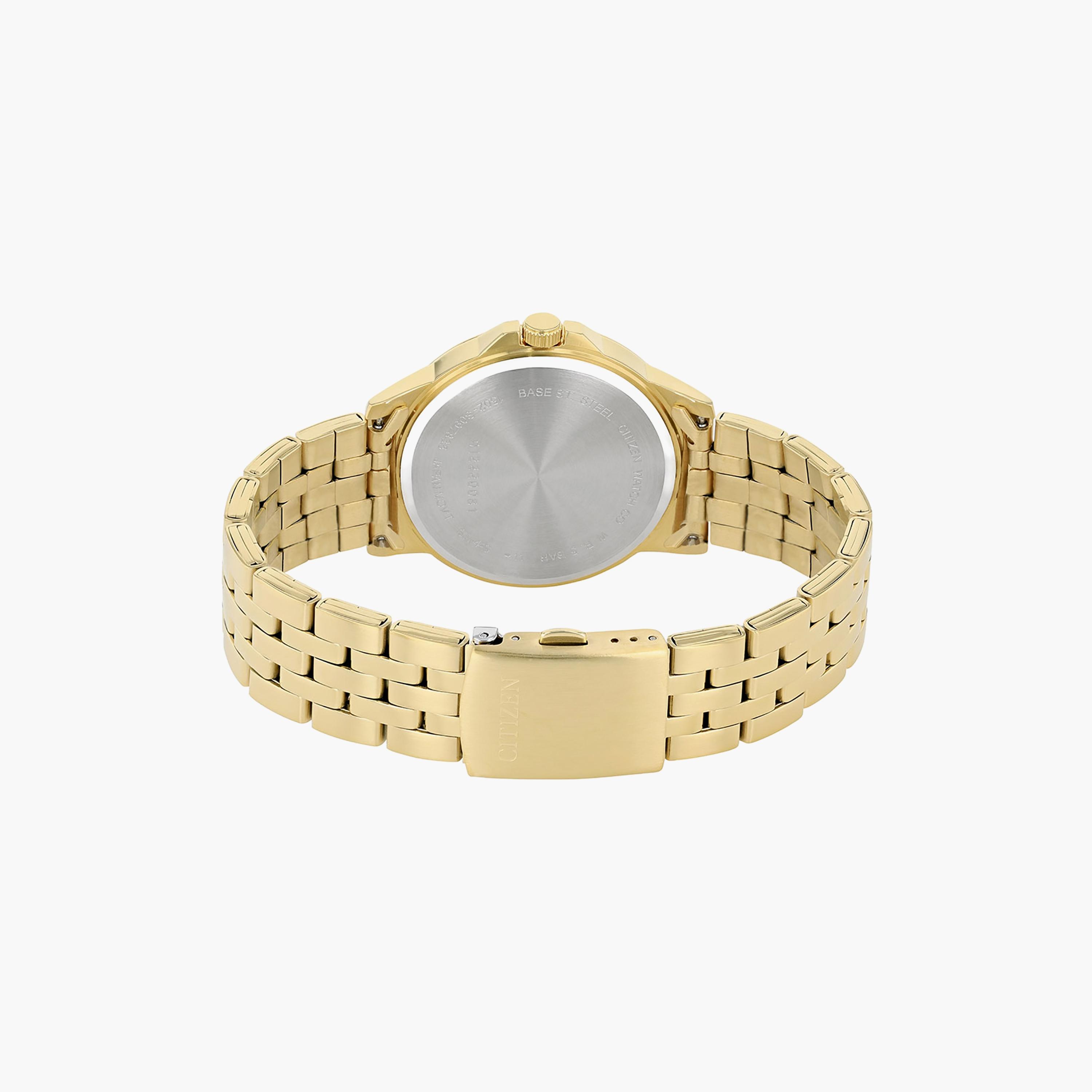 ساعة سيتيزن للرجال ذو 41 ملم بلون ذهبي مع انالوج بسوار ستانلس ستيل | BF2013-56E-men-watchesandjewellery-watches-image-3