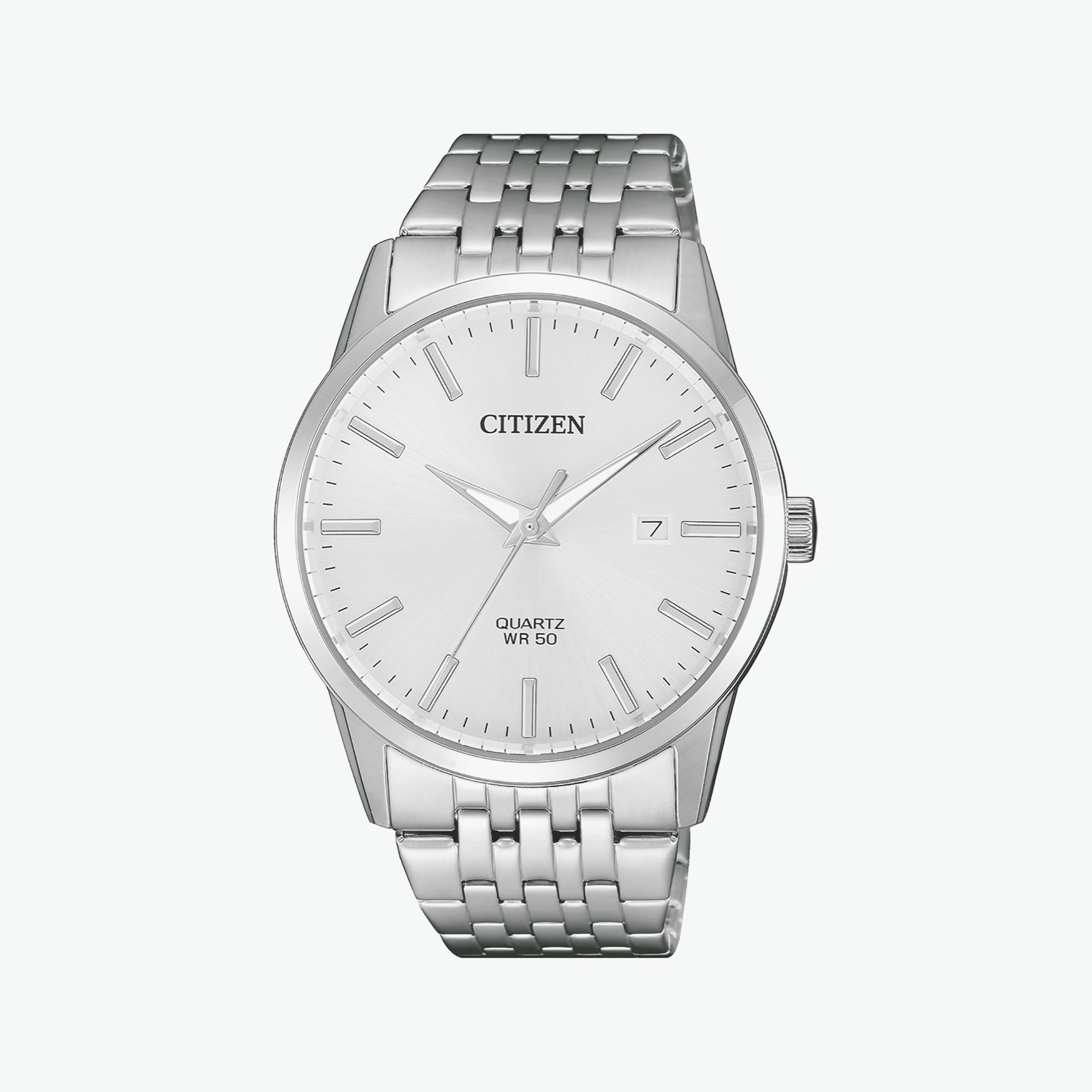 Citizen 39 MM Silver Analog Stainless Steel Strap Watch | BI5000-87A-women-watchesandjewellery-watches-image-1