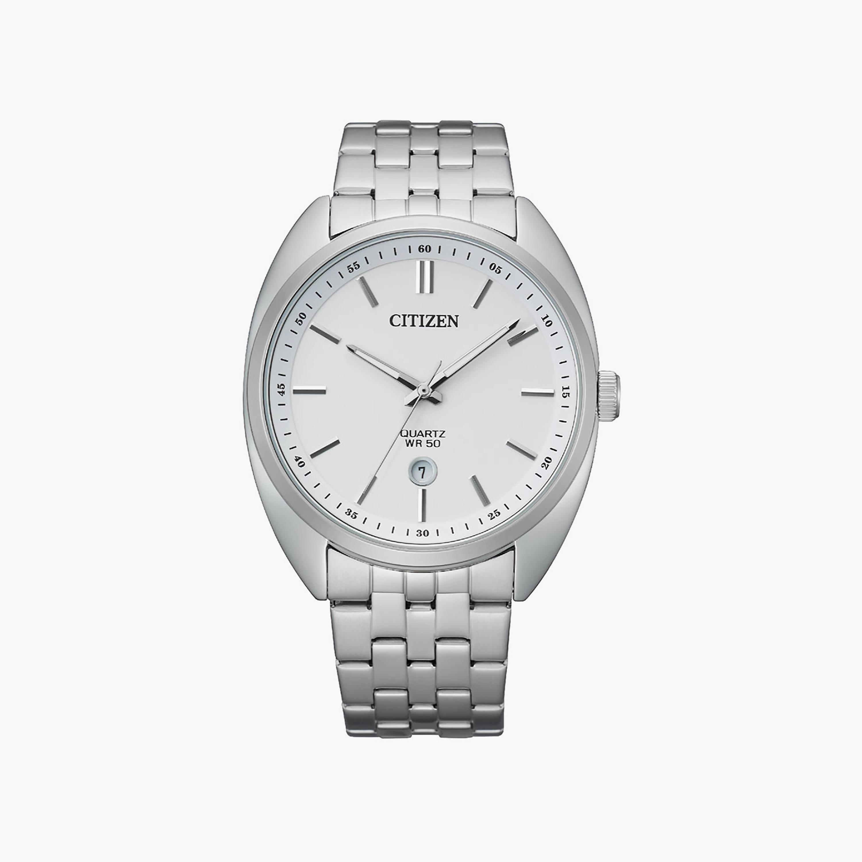 ساعة سيتيزن للرجال ذو 42 ملم بلون فضي مع انالوج بسوار ستانلس ستيل | BI5090-50A-men-watchesandjewellery-watches-image-1