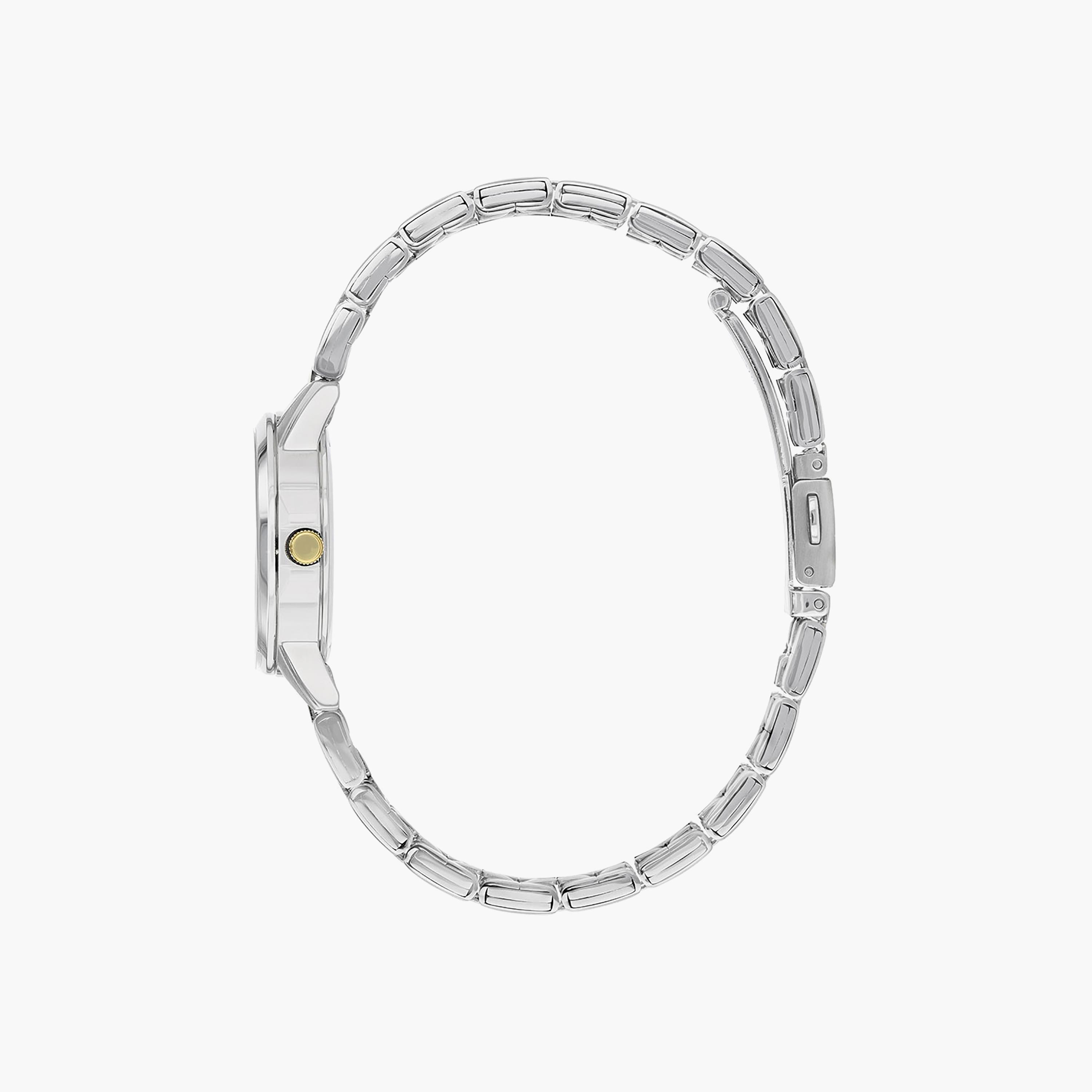ساعة سيتيزن ذو 27 ملم بلون فضي وذهبي مع انالوج بسوار ستانلس ستيل | EQ0608-55E-women-watchesandjewellery-watches-image-2