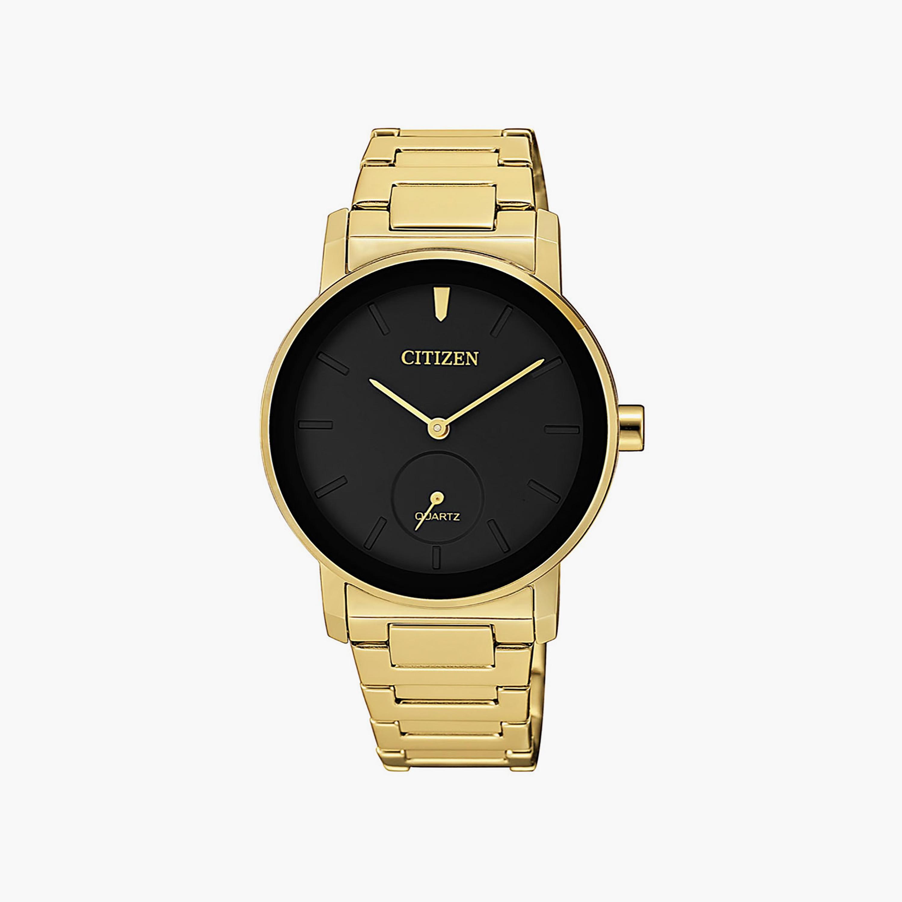 ساعة سيتيزن للنساء ذو 34 ملم بلون ذهبي مع انالوج بسوار ستانلس ستيل | EQ9062-58E-women-watchesandjewellery-watches-image-1