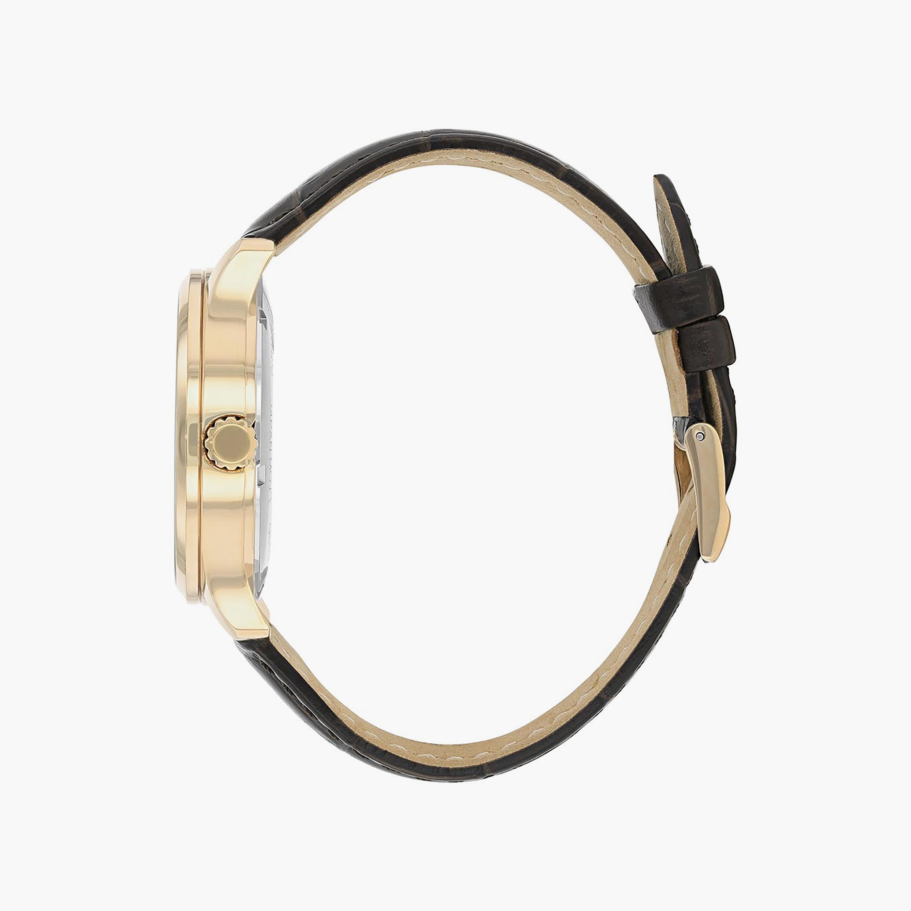 ساعة سيتيزن للرجال ذو 40 ملم مع أوتوماتيكي بسوار جلدي بني | NH8353-18A-men-watchesandjewellery-watches-image-2