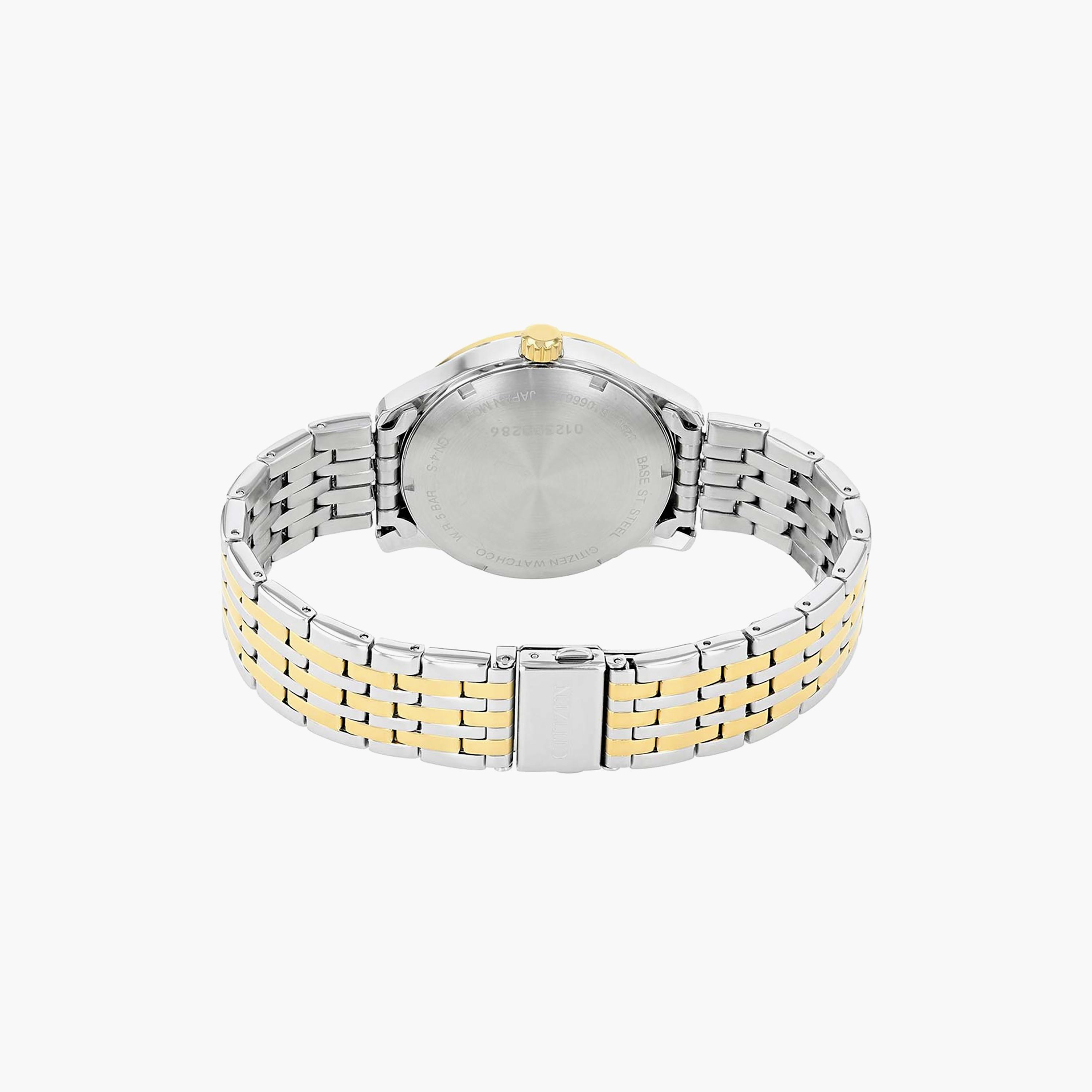 Citizen Men's 40 MM Silver & Gold Automatic Stainless Steel Strap Watch | NH8354-58A-men-watchesandjewellery-watches-image-3
