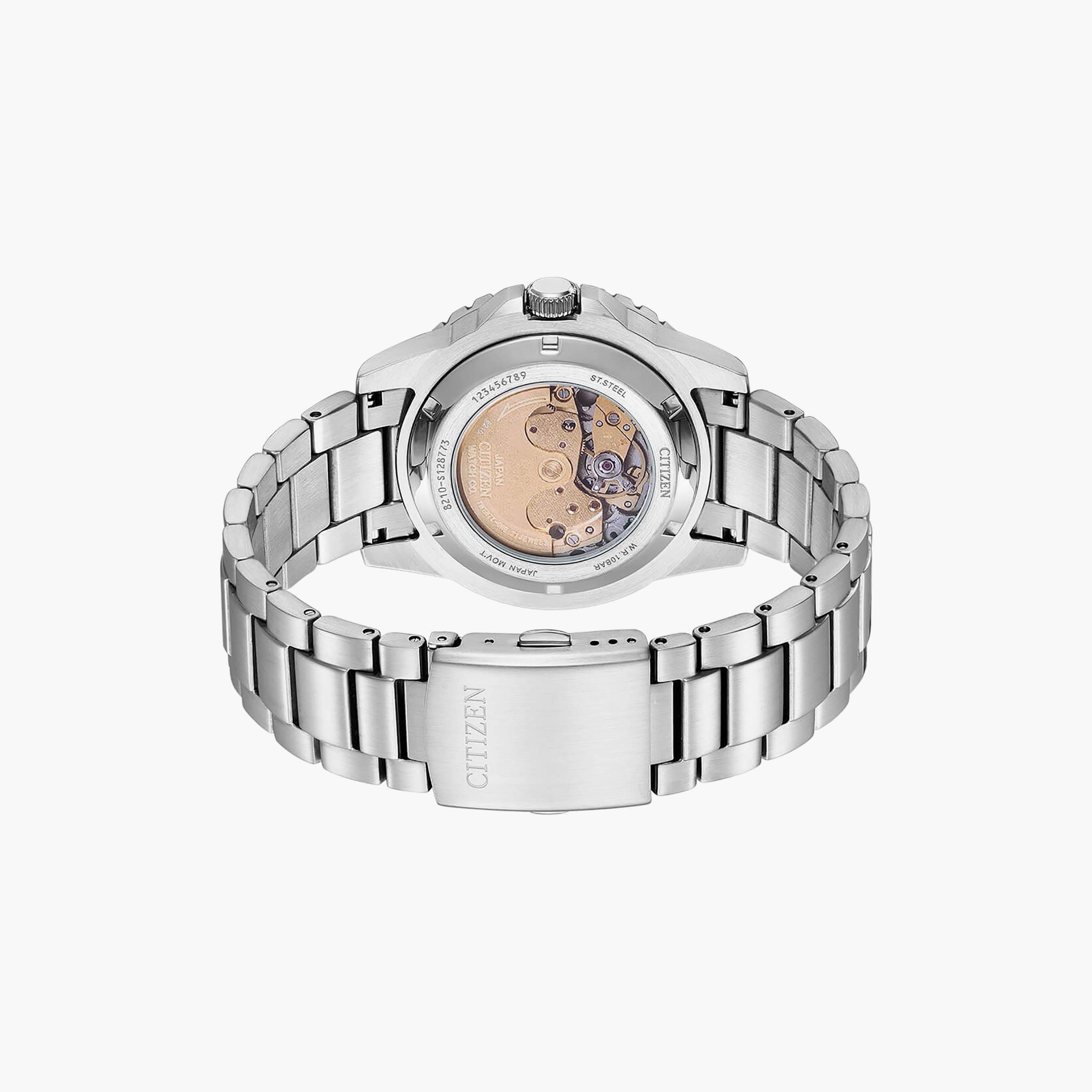 Citizen Men's 43 MM Silver Automatic Stainless Steel Strap Watch | NJ0170-83Z-men-watchesandjewellery-watches-image-3