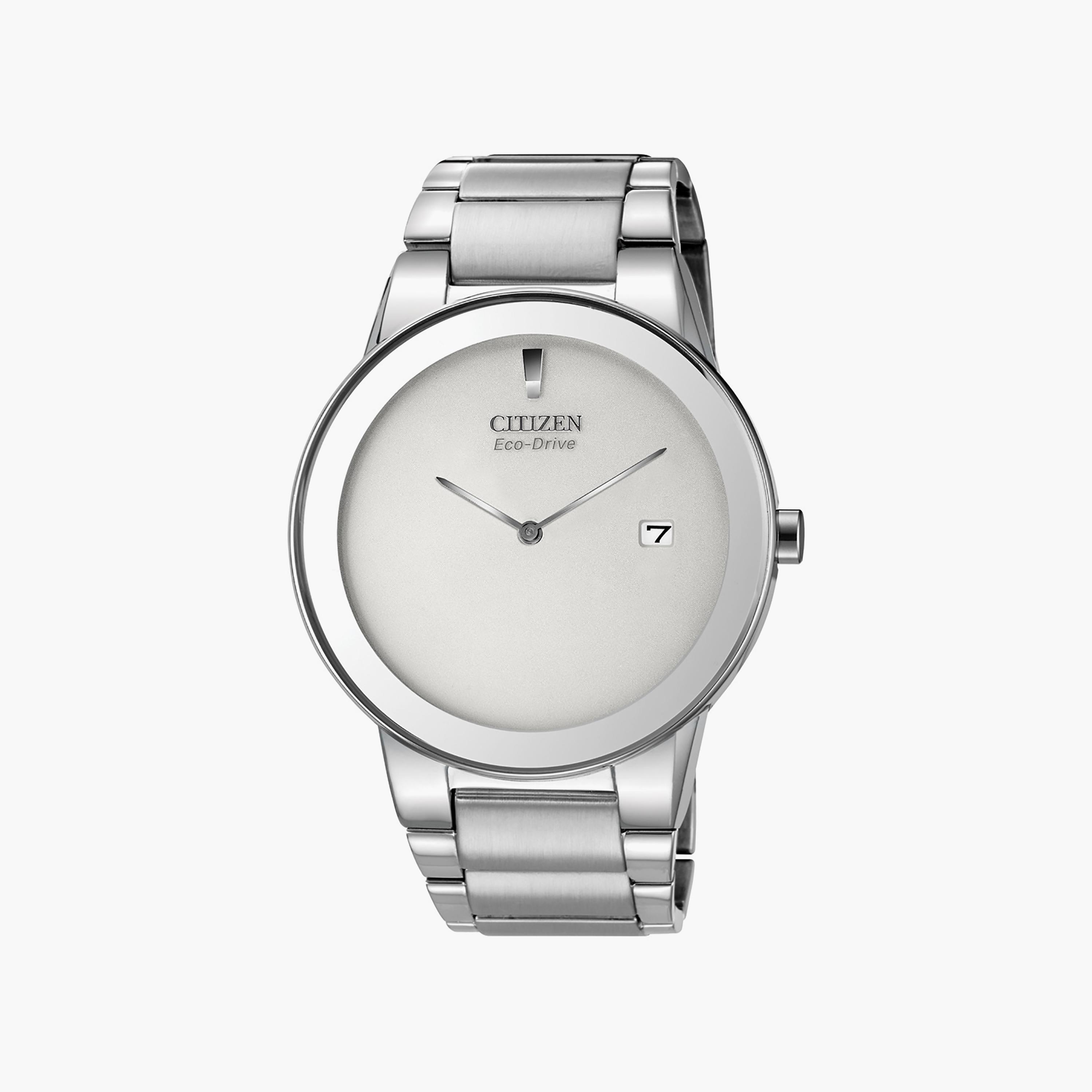 Citizen Eco-Drive Men's 40 MM Silver Analog Stainless Steel Strap Watch | AU1060-51A-men-watchesandjewellery-watches-image-1