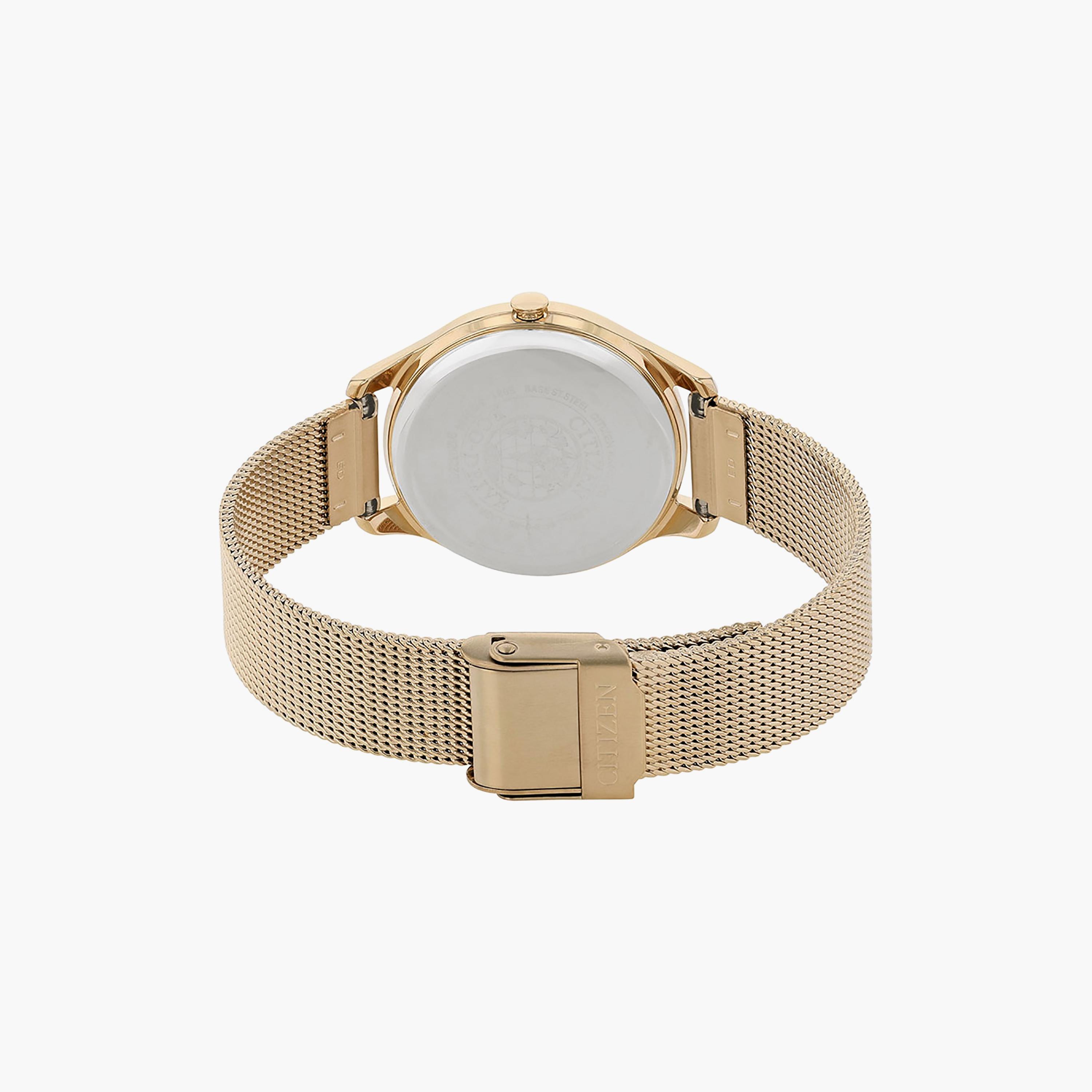 Citizen Eco-Drive 32 MM Rose Gold Analog Stainless Steel Strap Watch | EM0503-83X-women-watchesandjewellery-watches-image-3