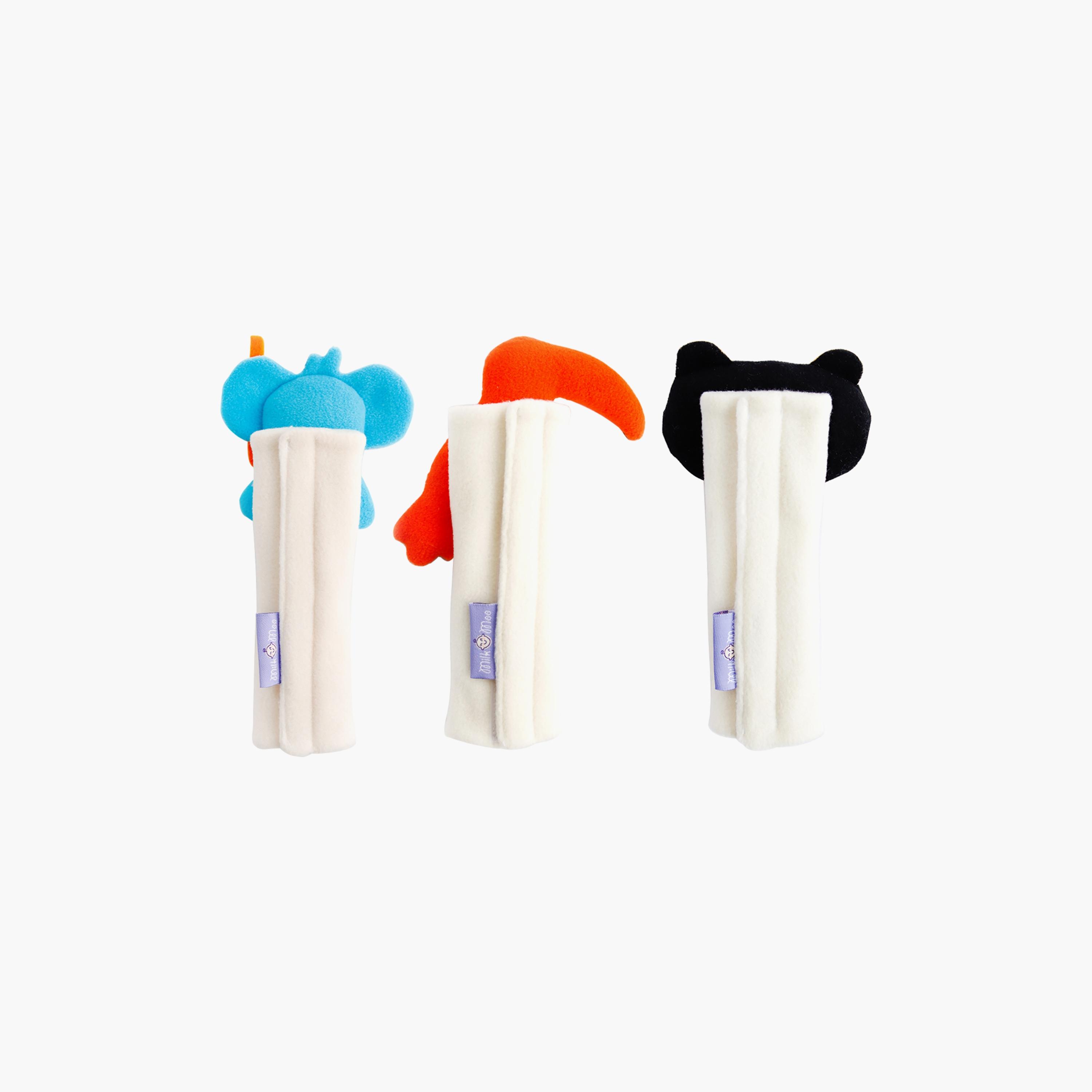 Milk&Moo Jungle Seatbelt Cover Set -baby-gear-carseats-image-2