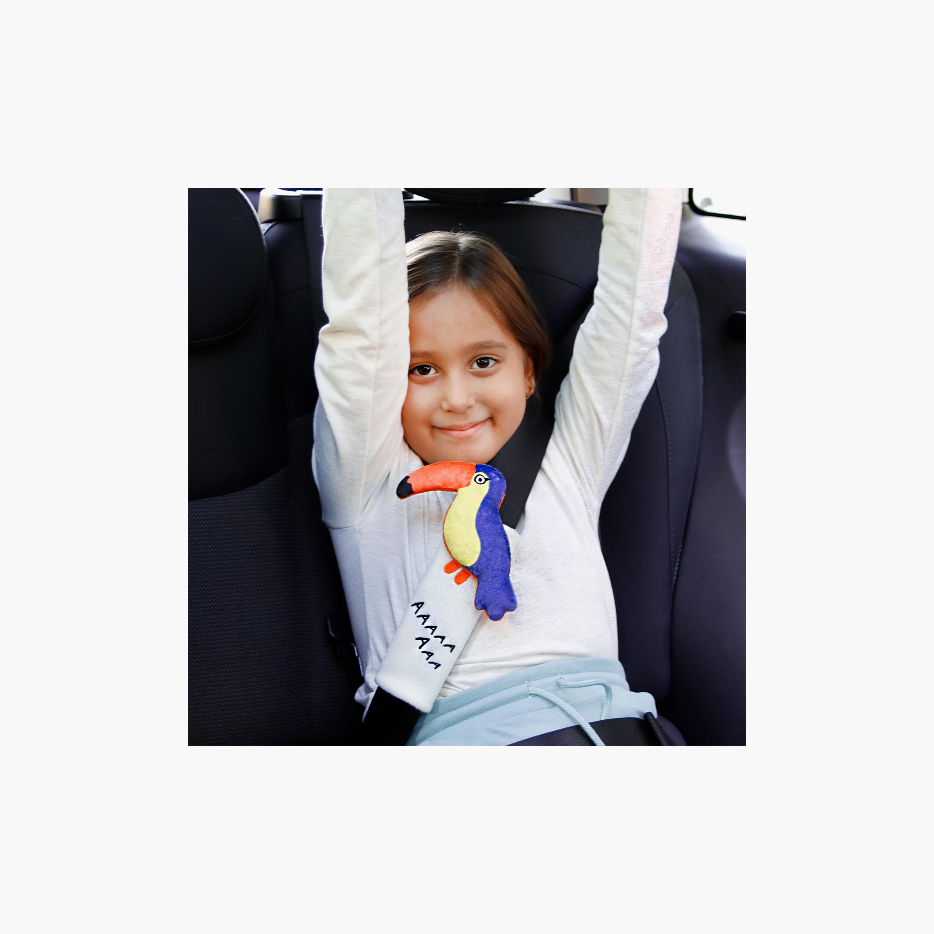Milk&Moo Jungle Seatbelt Cover Set -baby-gear-carseats-image-4