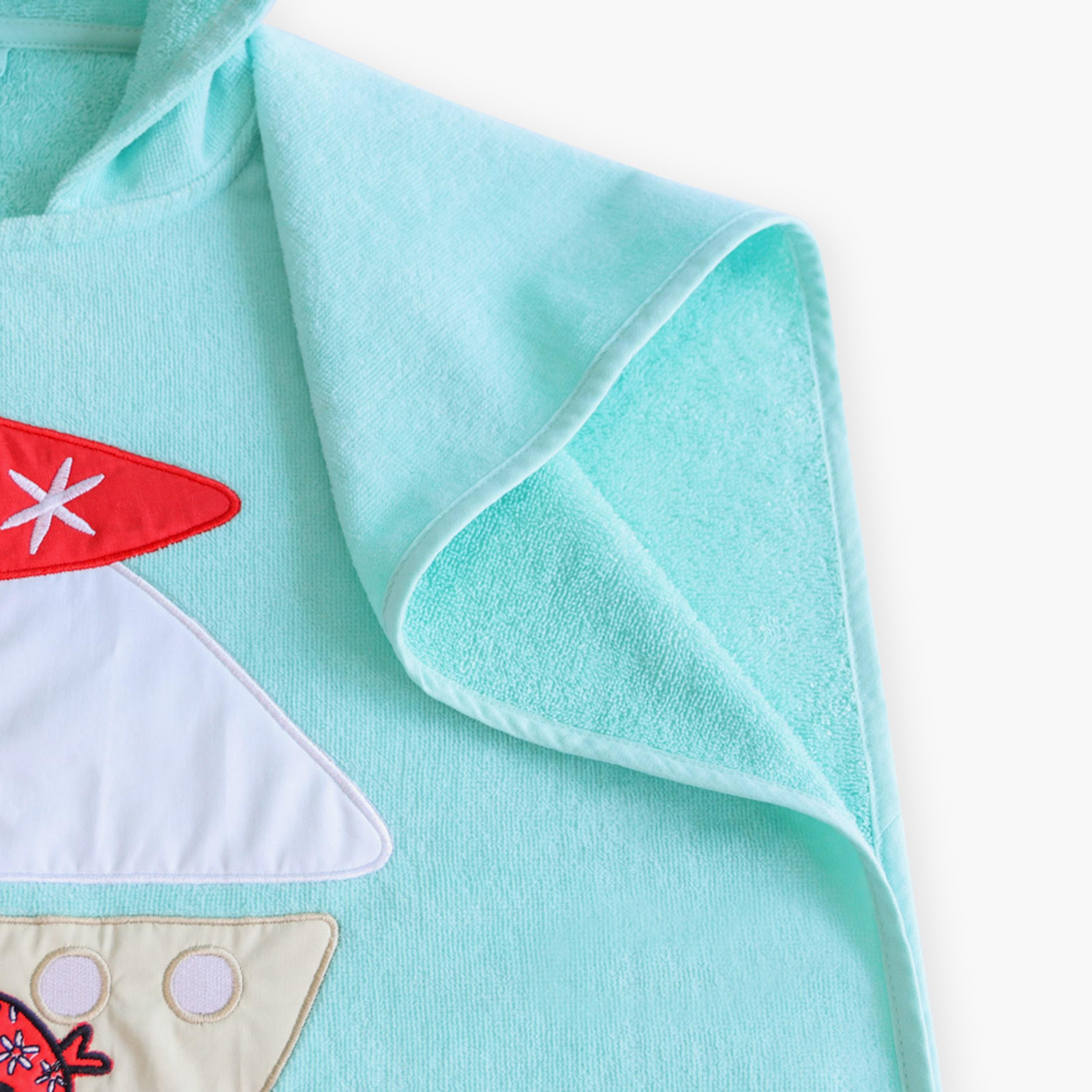 Milk&Moo Kids Poncho - Sailor Octopus - 14 x 24 x 7 cm-baby-bathandcare-towels-image-4