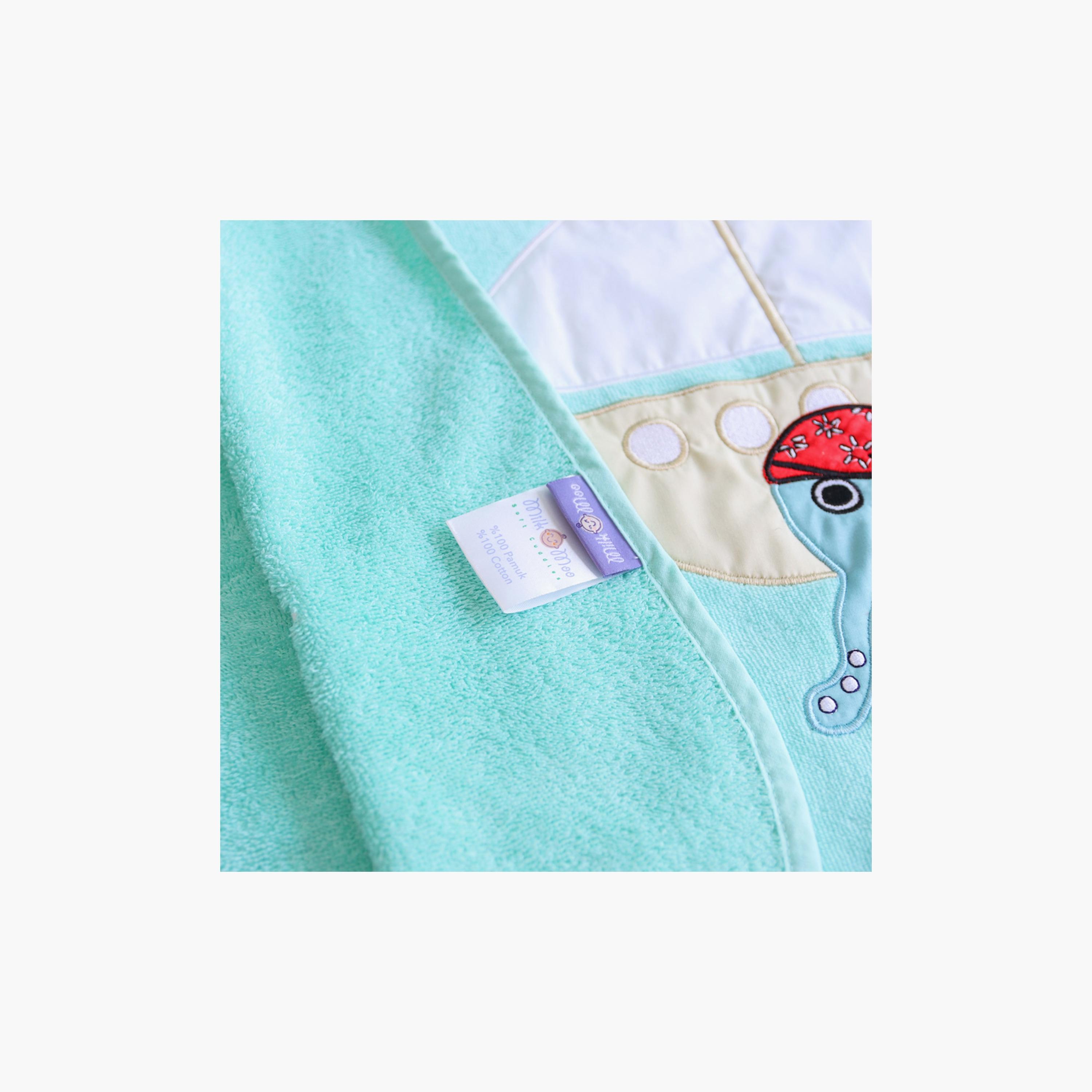 Milk&Moo Kids Poncho - Sailor Octopus - 14 x 24 x 7 cm-baby-bathandcare-towels-image-5