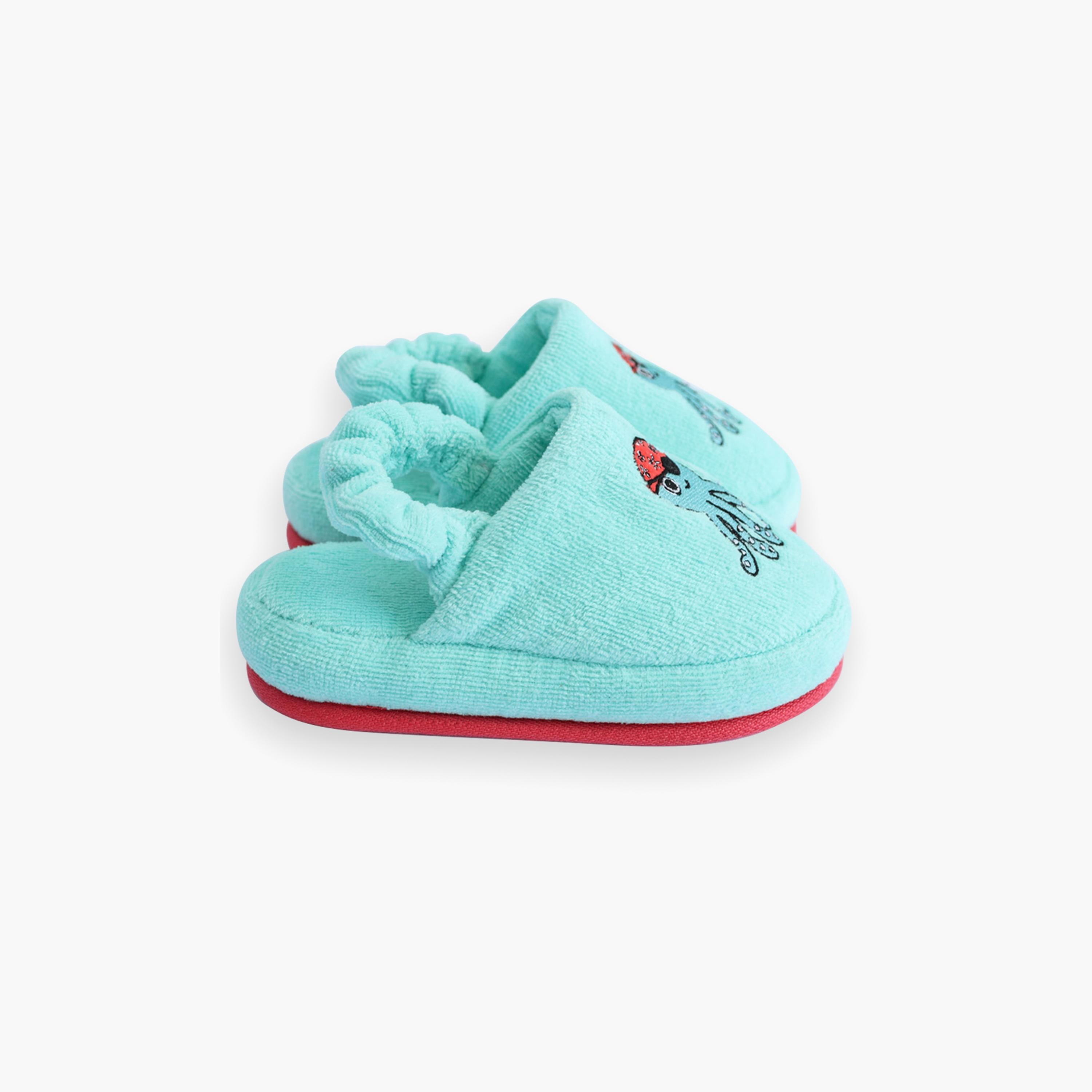 Milk&Moo Kids House Slippers - Sailor Octopus, Size 29-30 cm-baby-boys-shoes-flipflopsandslides-image-2