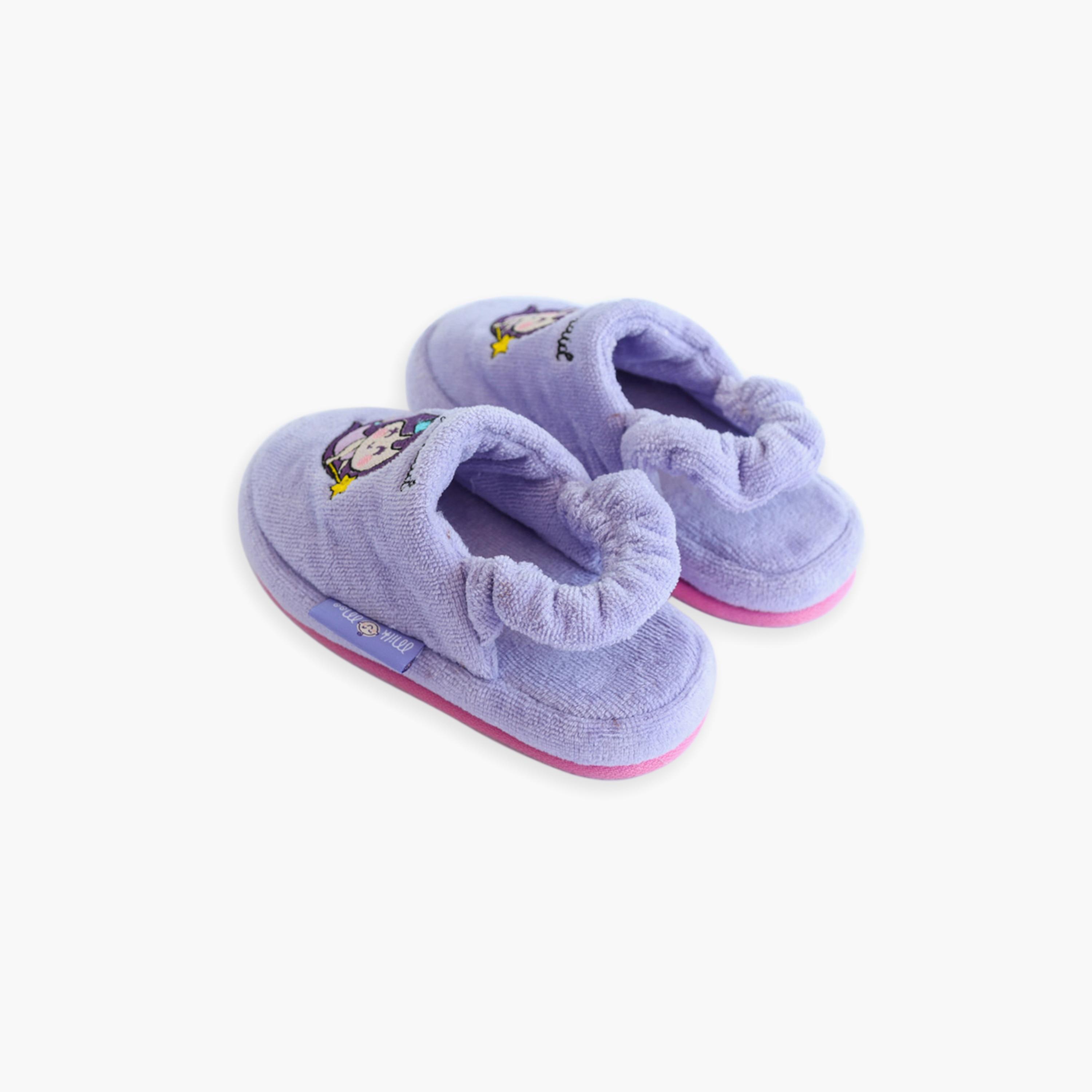 Milk&Moo Kids Poncho and House Slippers - Little Mermaid, Size 29-30 cm-baby-girls-shoes-flipflopsandslides-image-3