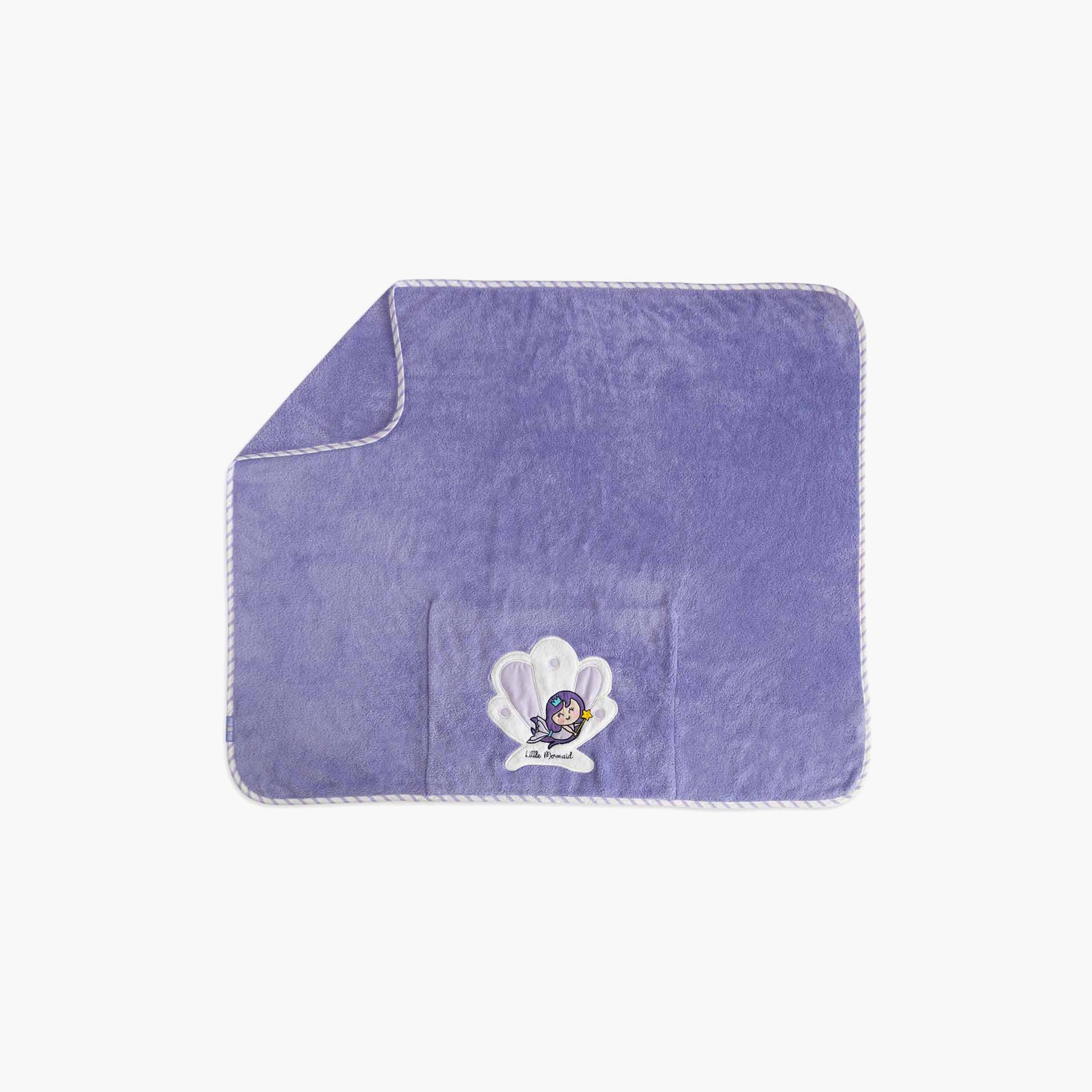 Milk&Moo Little Mermaid Swaddle Blanket for Stroller-baby-nursery-blanketsandswaddles-swaddlesandsleepingbags-image-1