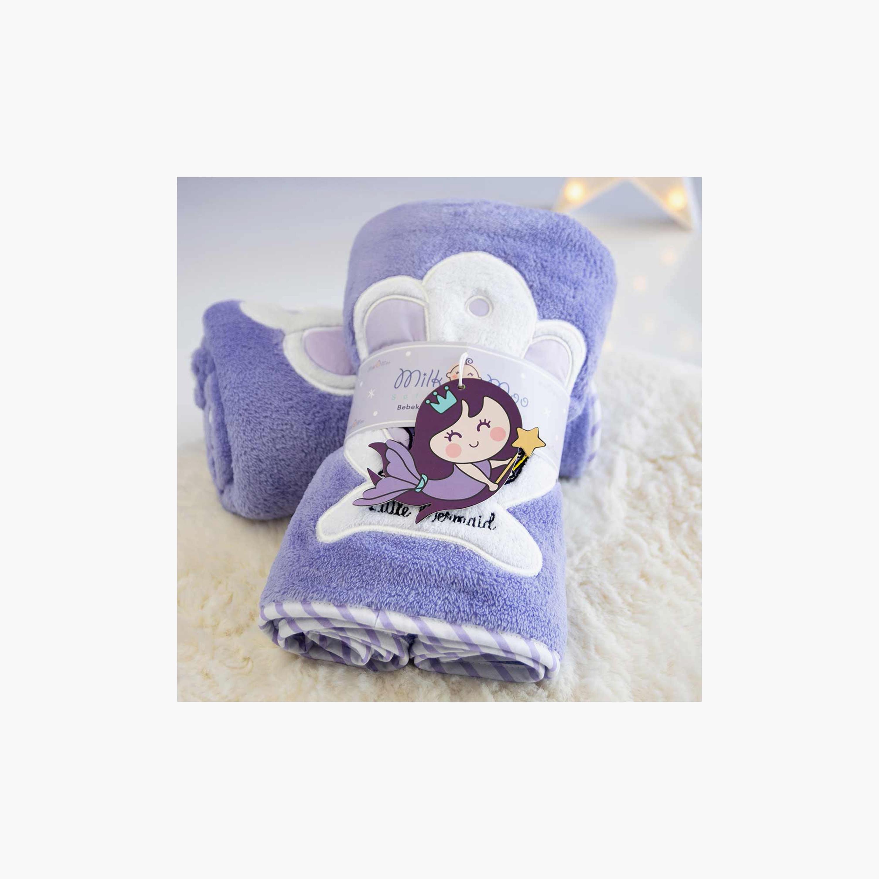 Milk&Moo Little Mermaid Swaddle Blanket for Stroller-baby-nursery-blanketsandswaddles-swaddlesandsleepingbags-image-4