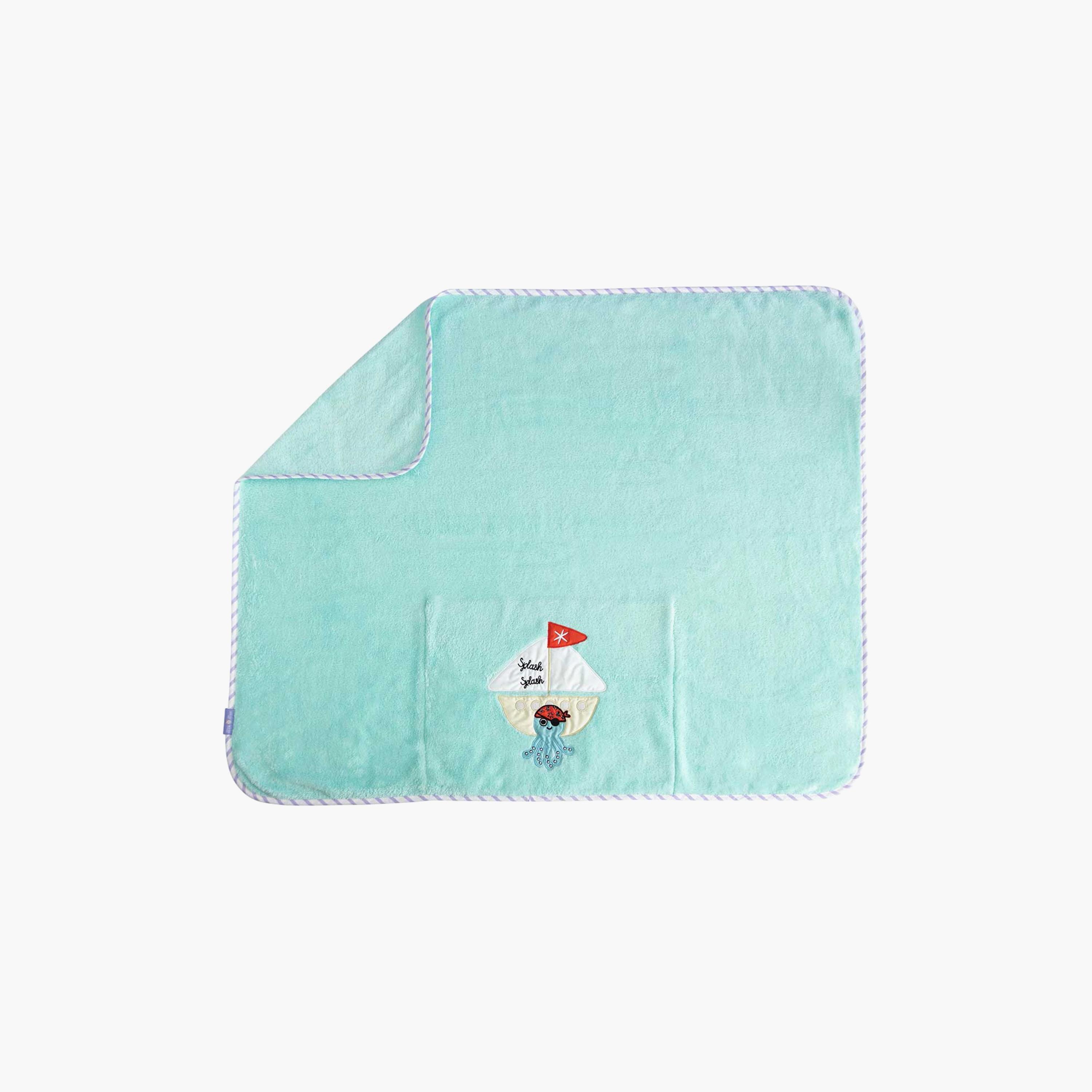 Milk&Moo Sailor Octopus Swaddle Blanket for Stroller-baby-nursery-blanketsandswaddles-swaddlesandsleepingbags-image-2