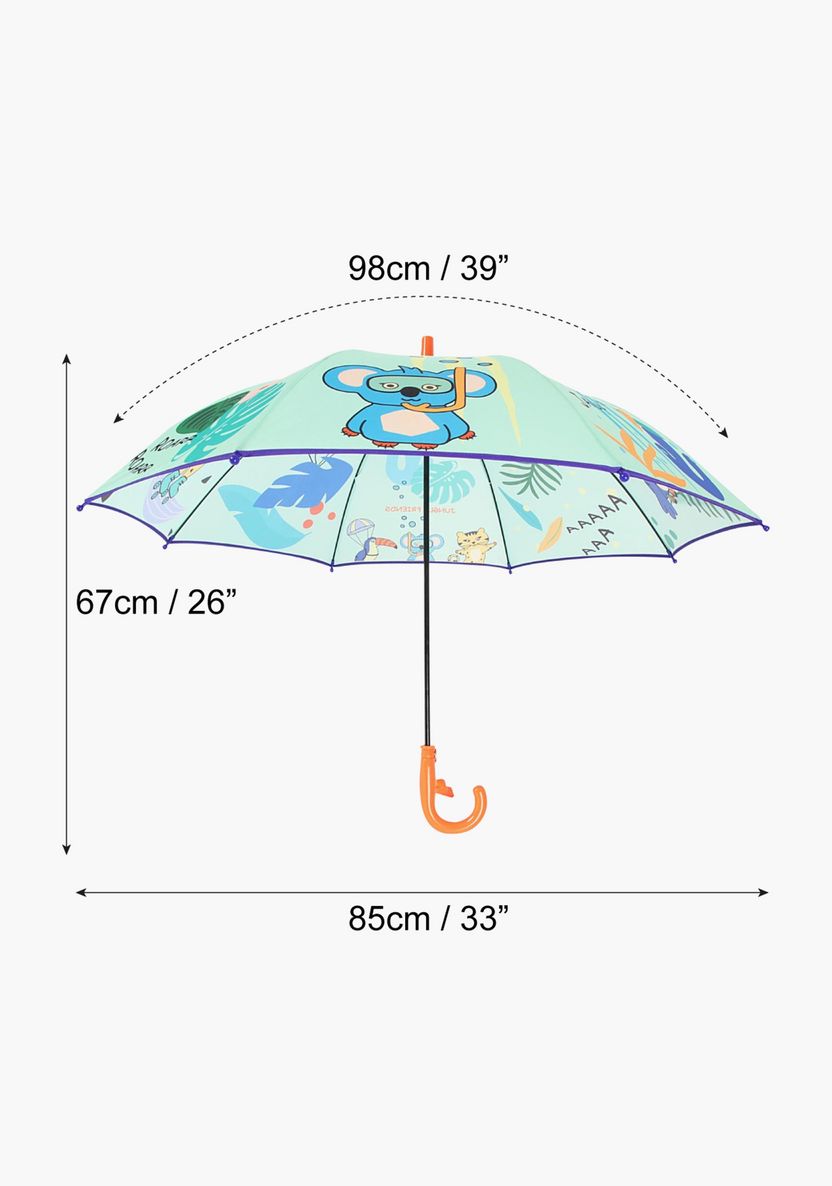 Milk&Moo Jungle Friends Umbrella for Children Unisex Milk&Moo Jungle Friends Umbrella for Children Unisex