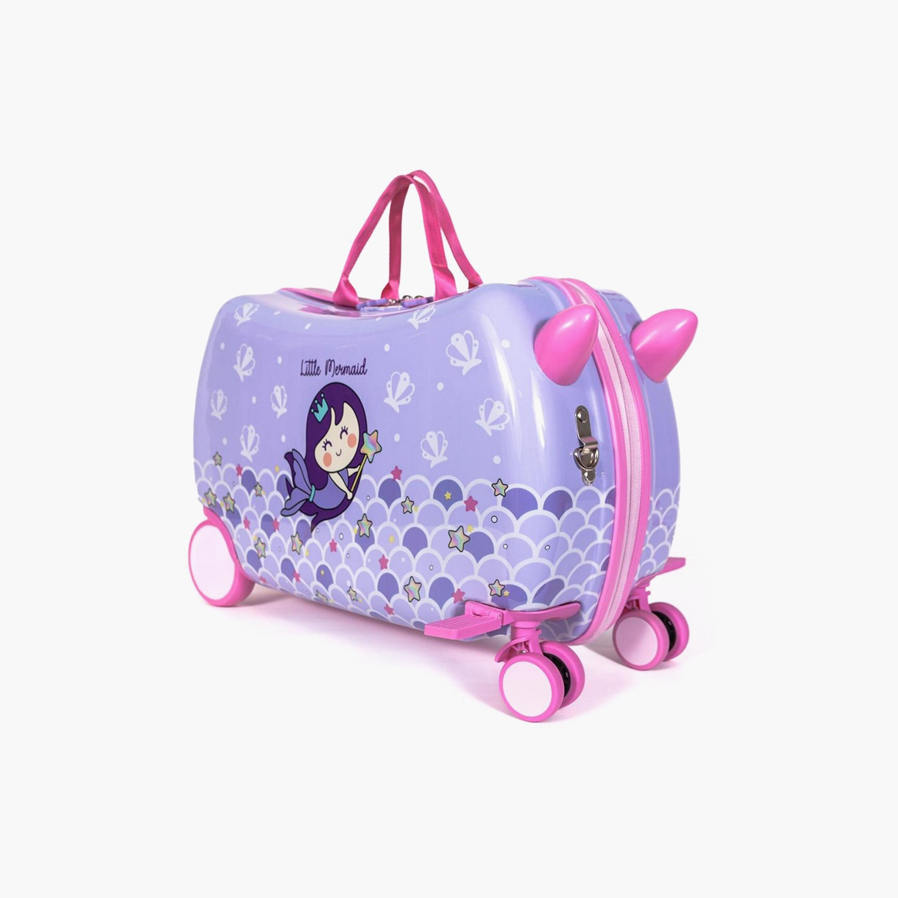 Milk&Moo Rideable Kids Suitcase - Little Mermaid-travel-kidstrolleyandbags-image-4