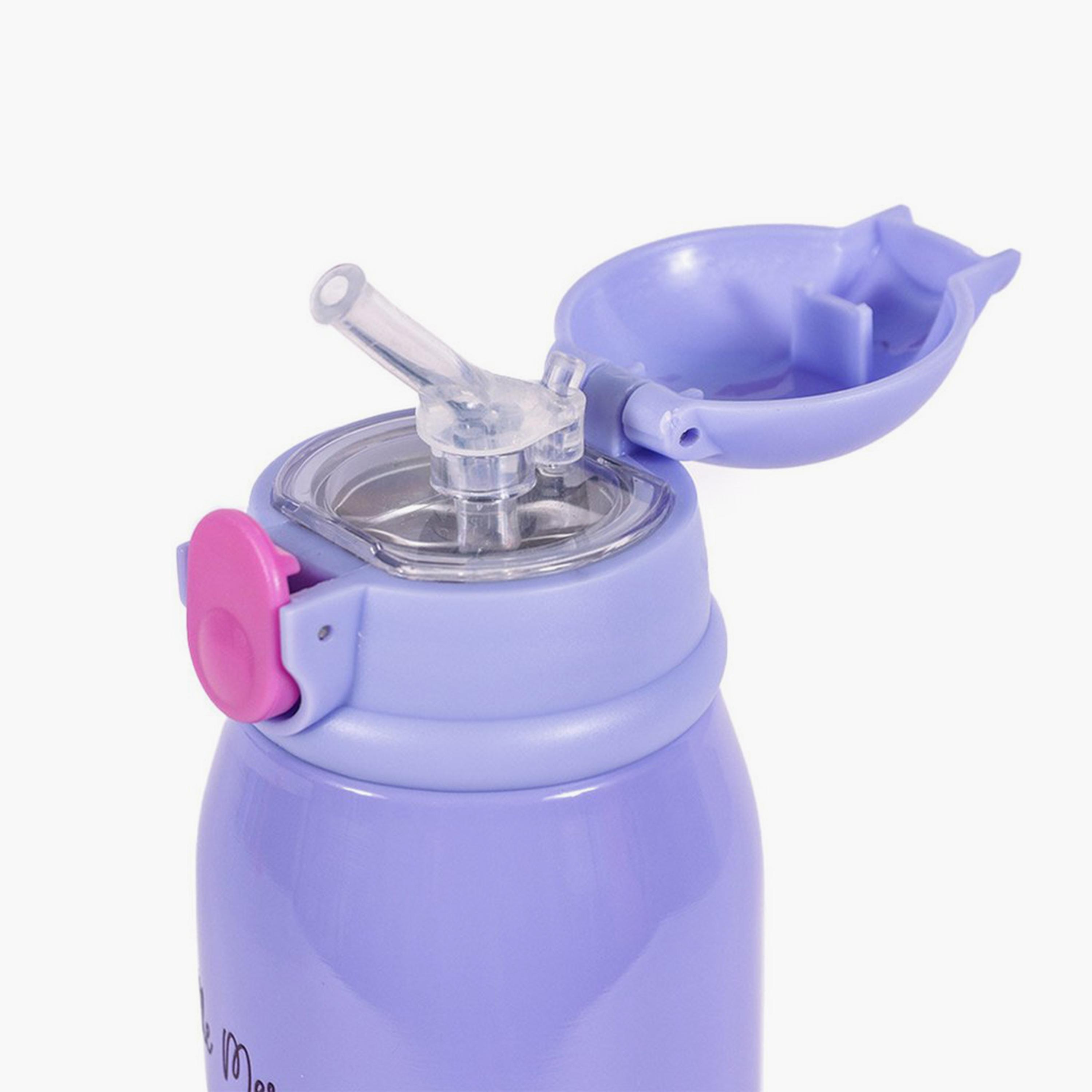 Milk&Moo Steel Kids Water Bottle with Bag Mermaid - 550 ml-school-waterbottles-image-5