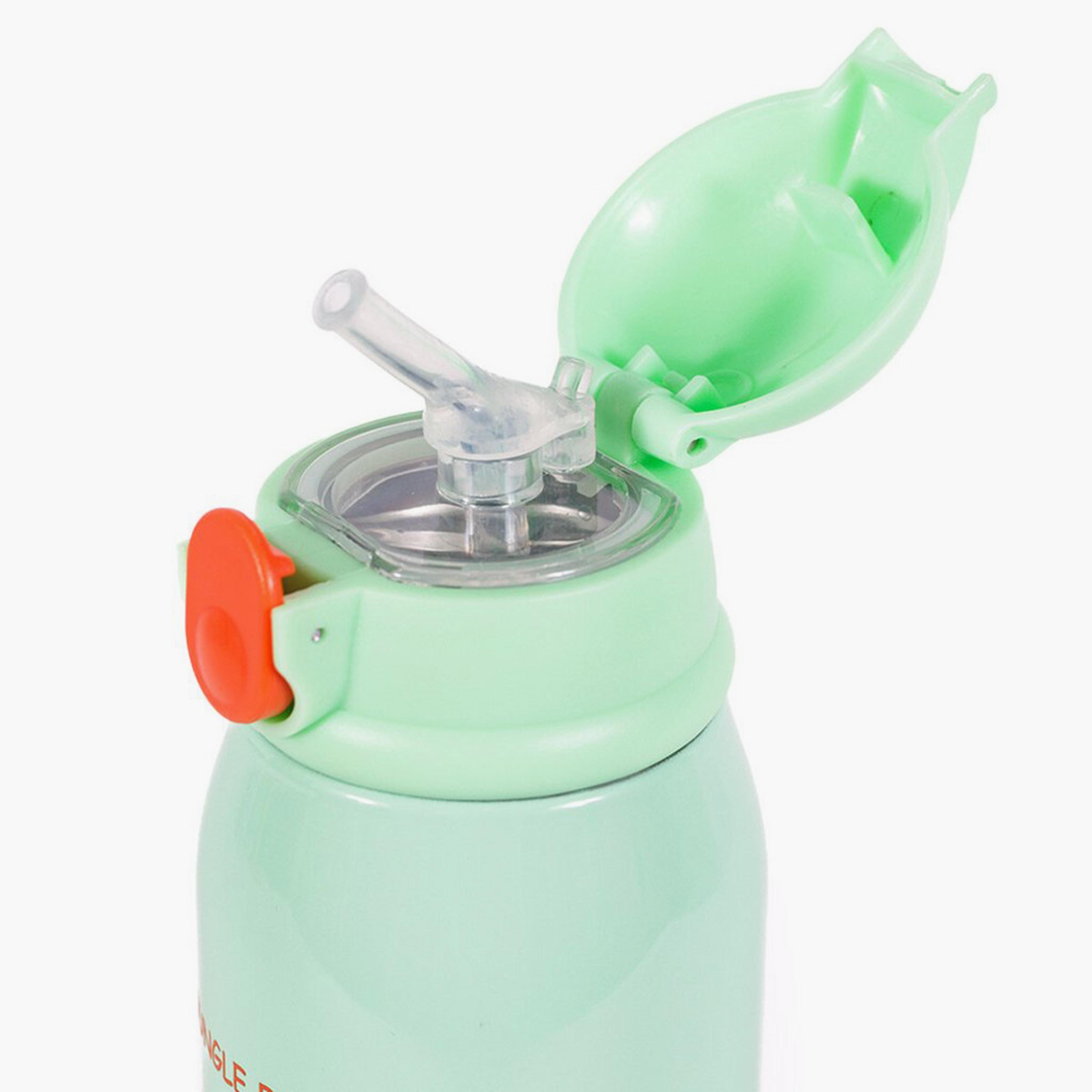 Milk&Moo Steel Kids Water Bottle with Bag Jungle Friends - 550ml-school-waterbottles-image-5
