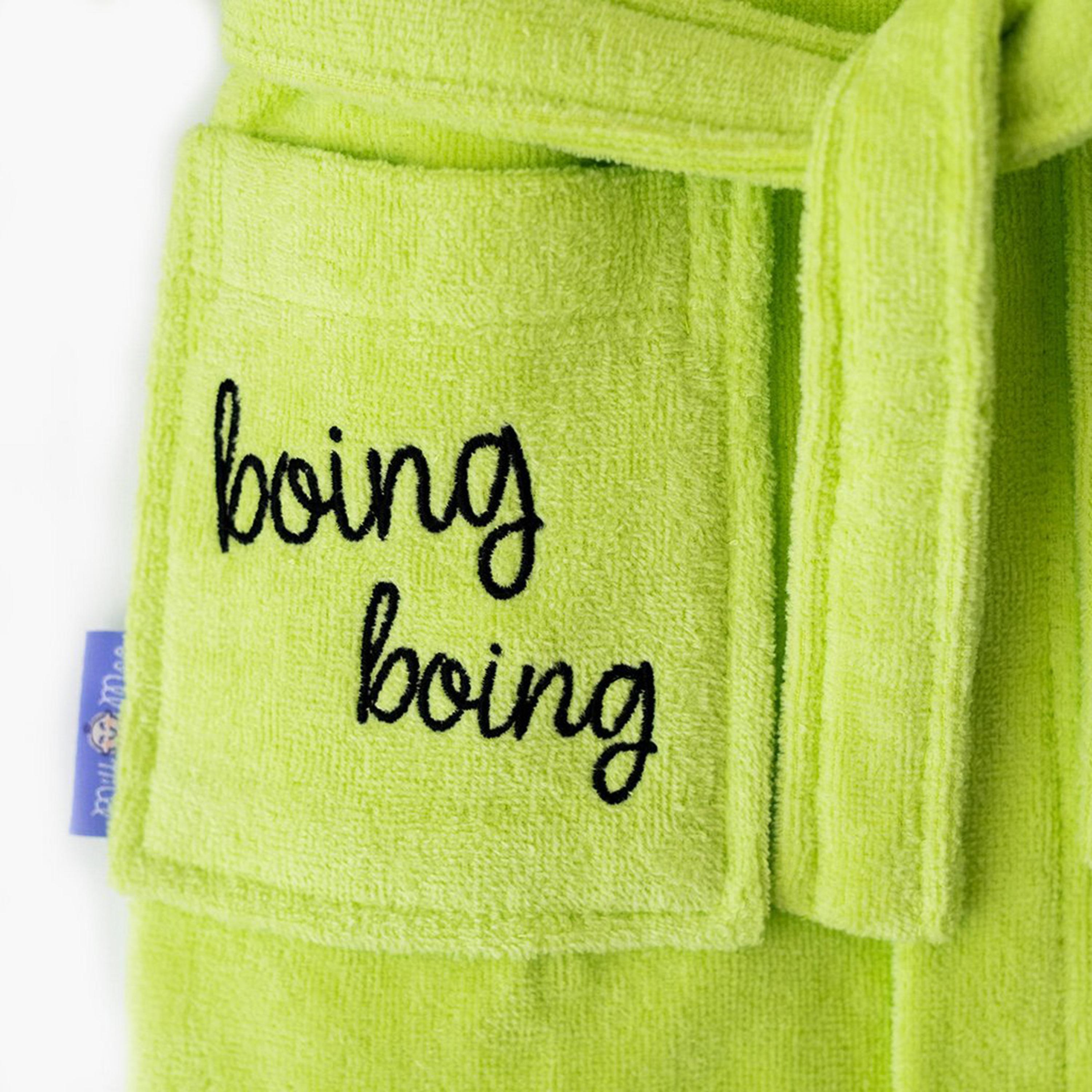 Milk&Moo Cacha Frog Velvet Bathrobe - 24 x 24 x 7 cm-baby-bathandcare-towels-image-3