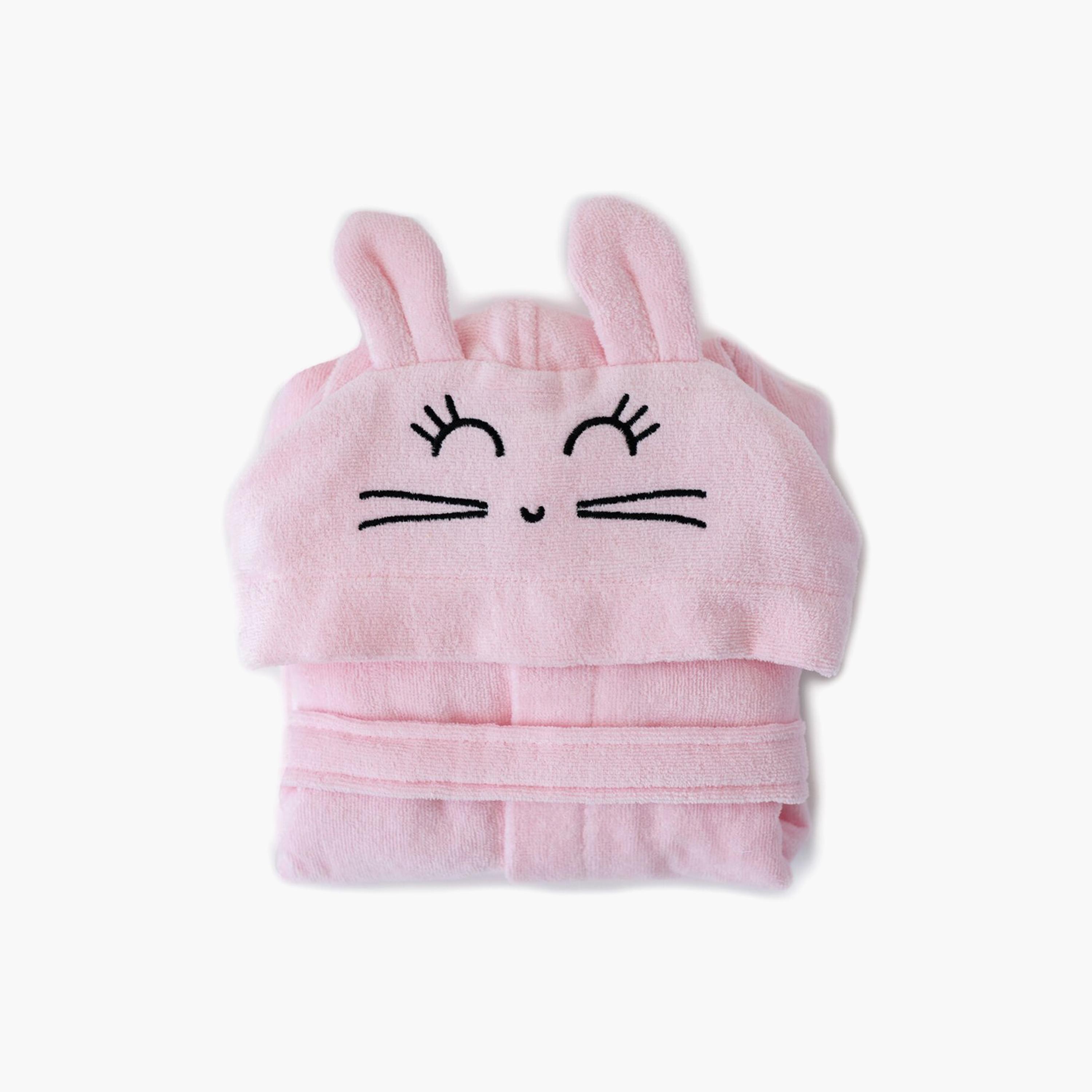 Milk&Moo Chancin Velvet Bathrobe - 24 x 24 x 7 cm-baby-bathandcare-towels-image-3