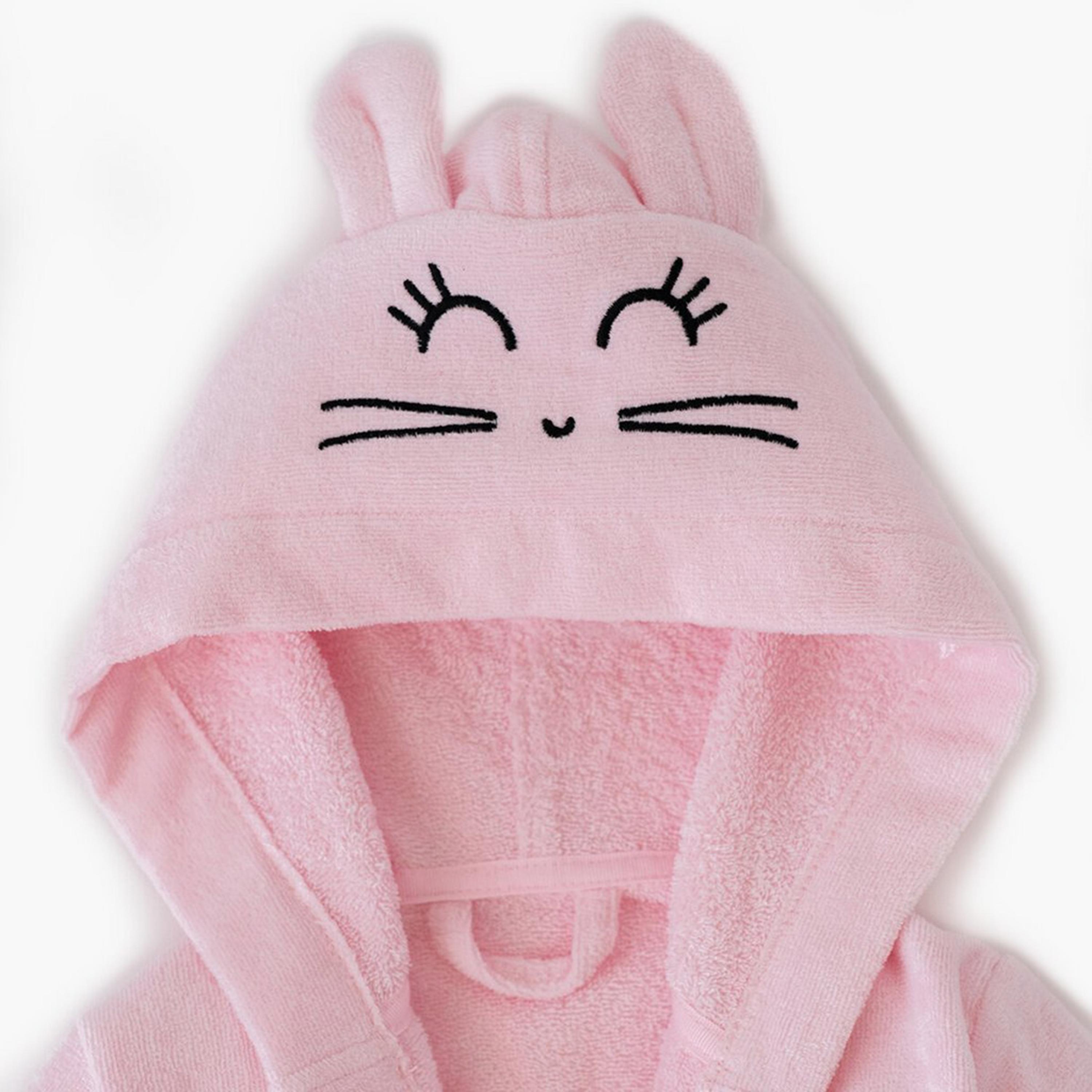 Milk&Moo Chancin Velvet Bathrobe - 24 x 24 x 7 cm-baby-bathandcare-towels-image-4