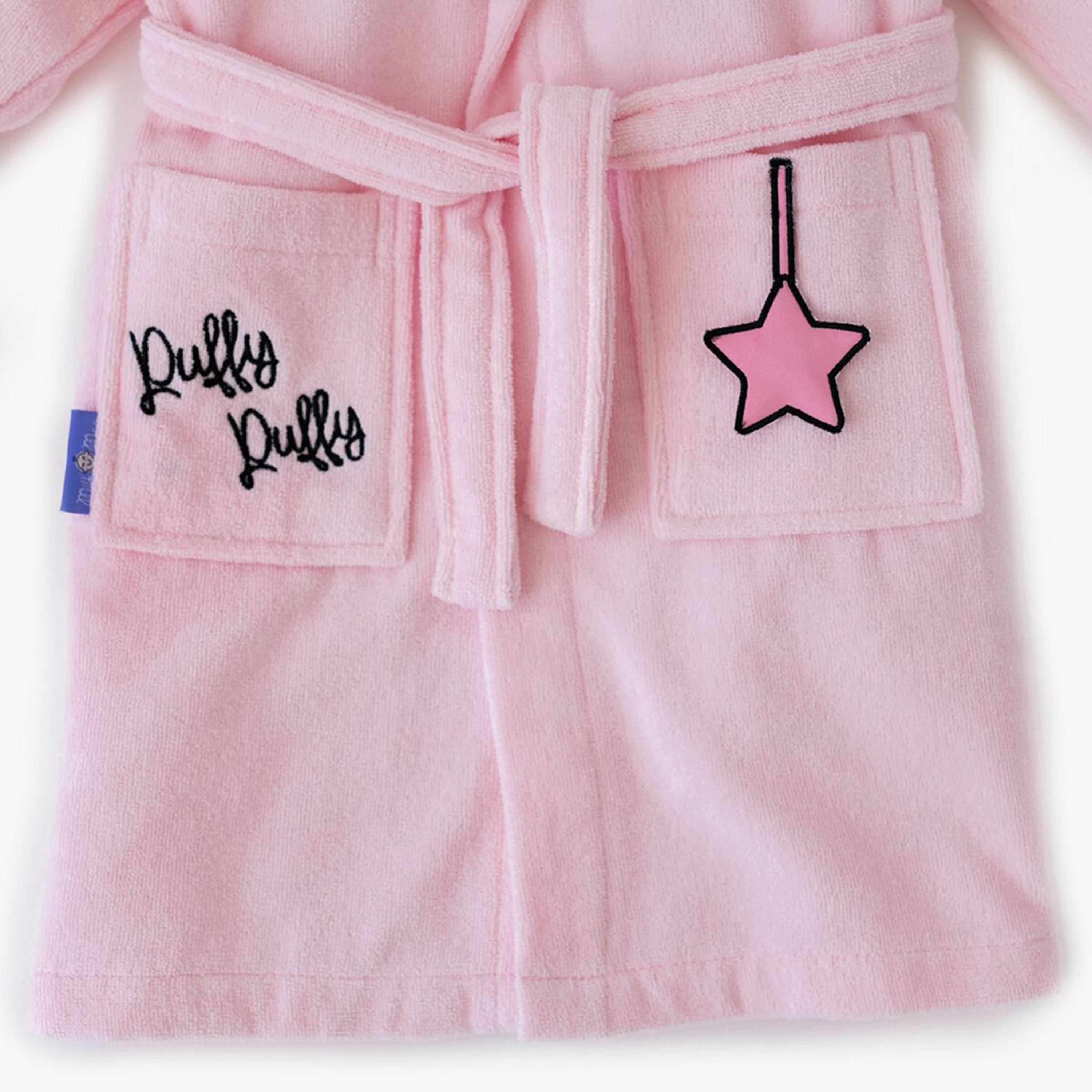 Milk&Moo Chancin Velvet Bathrobe - 24 x 24 x 7 cm-baby-bathandcare-towels-image-5