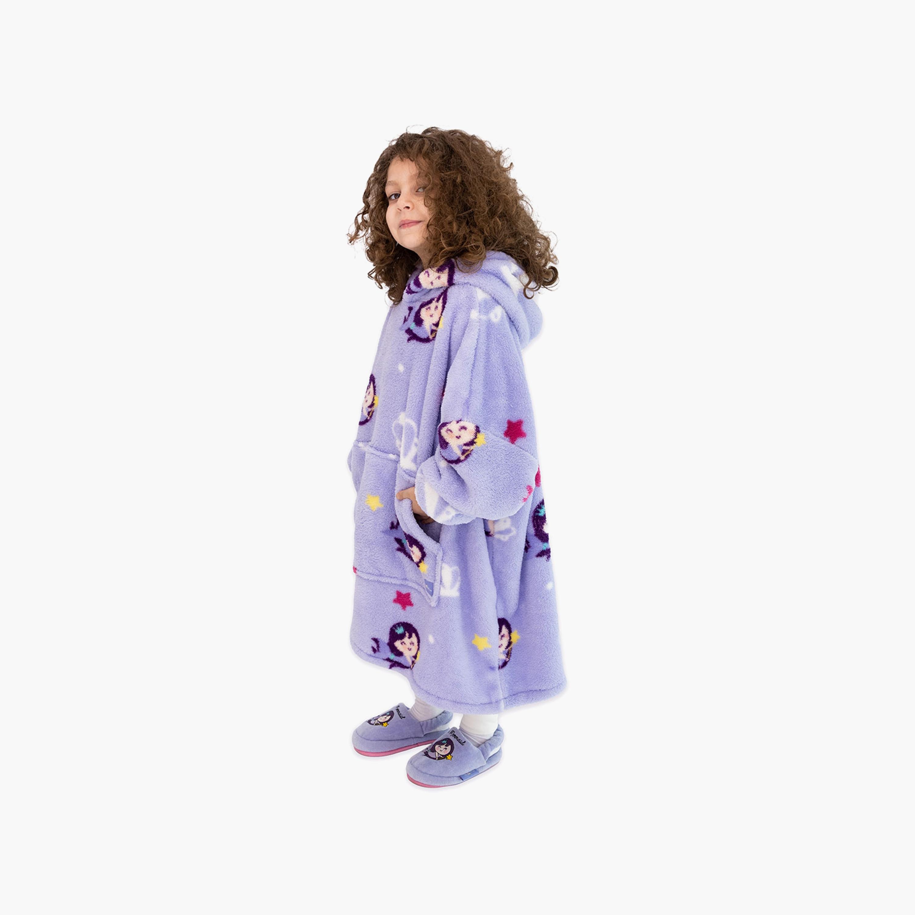 Milk&Moo Little Mermaid Wearable Blanket Hoodie-baby-nursery-blanketsandswaddles-receivingblankets-image-3