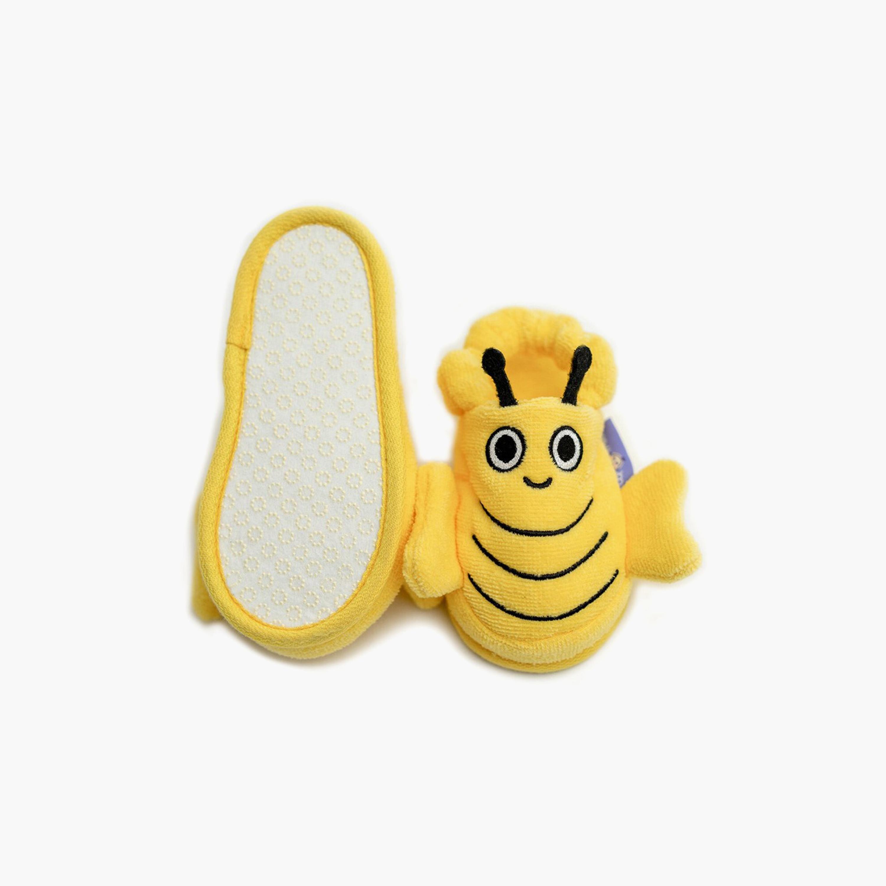 Milk&Moo Buzzy Bee Toddler Slippers, Size 28-29 cm-baby-boys-shoes-flipflopsandslides-image-4