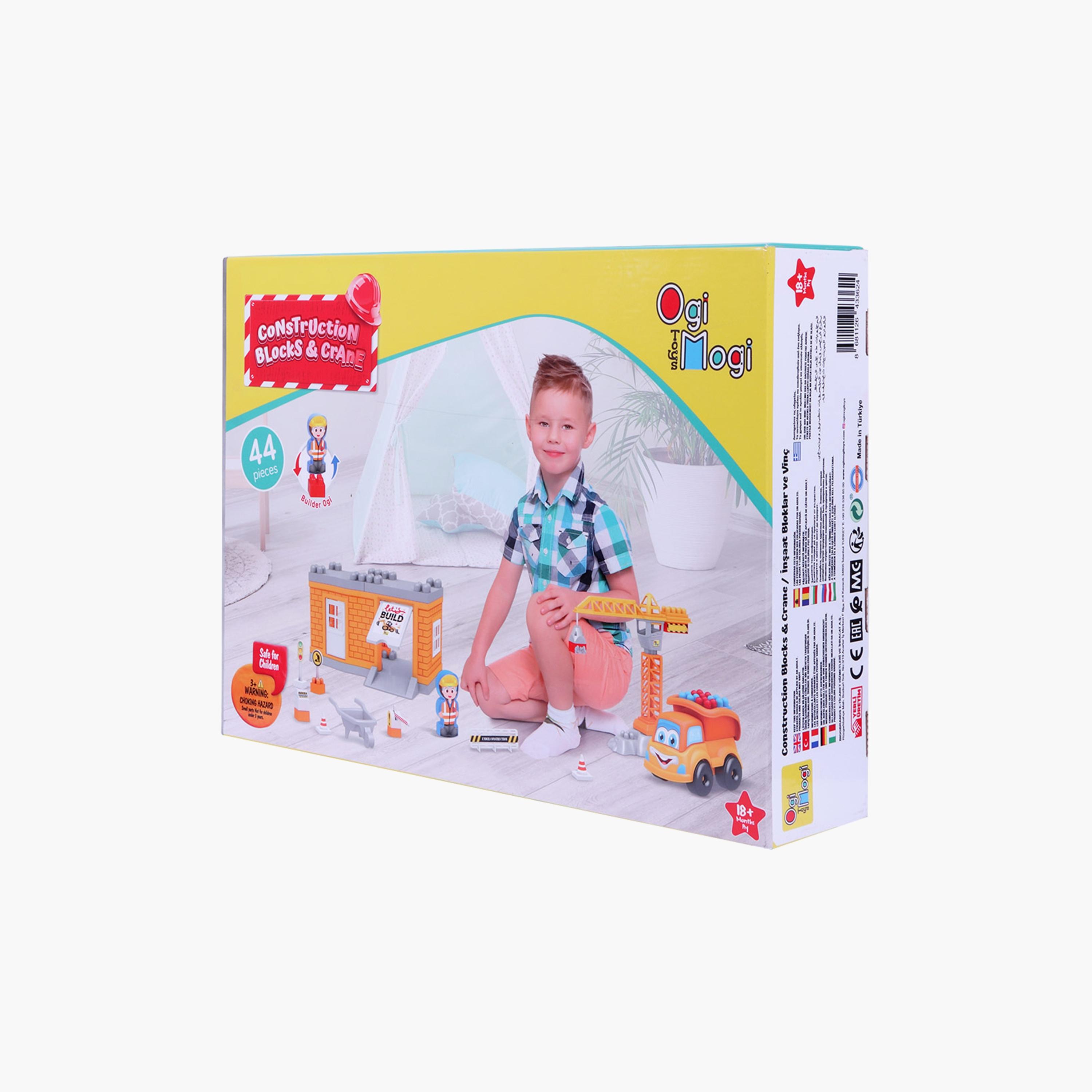 Ogi Mogi Toys 44-Piece Construction Blocks & Crane-toys-buildingblocks-constructionsets-image-4