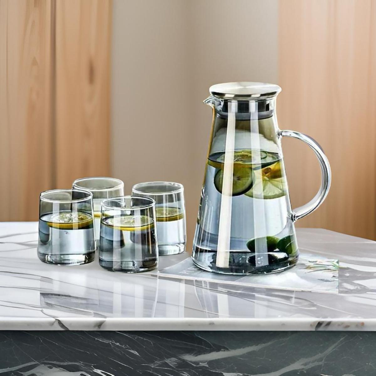 Quesera 5-Piece Jug and Glass Set