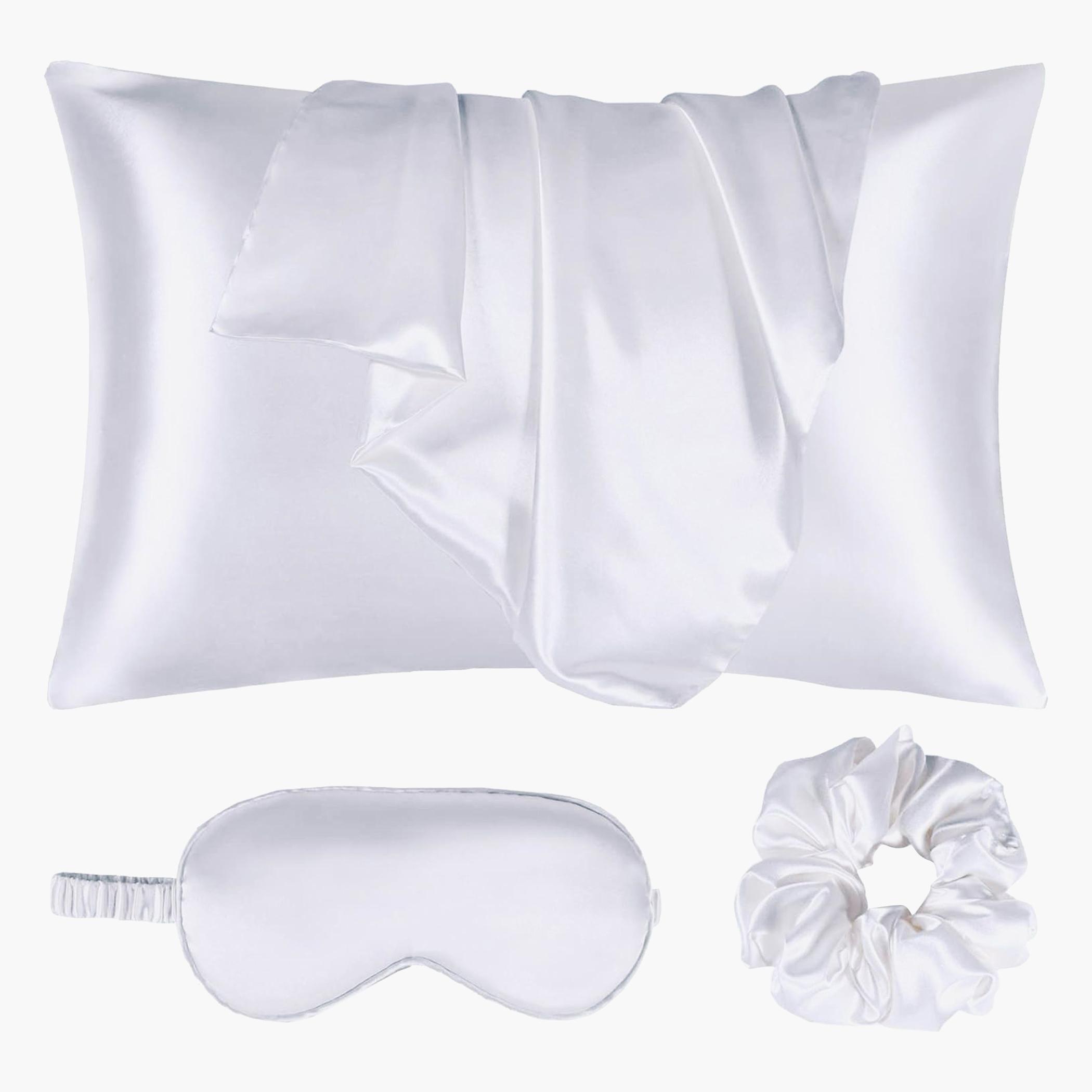 Quesera Mulberry Silk 600 Thread Count 3-Piece Pillowcase Set - 51x76 cm